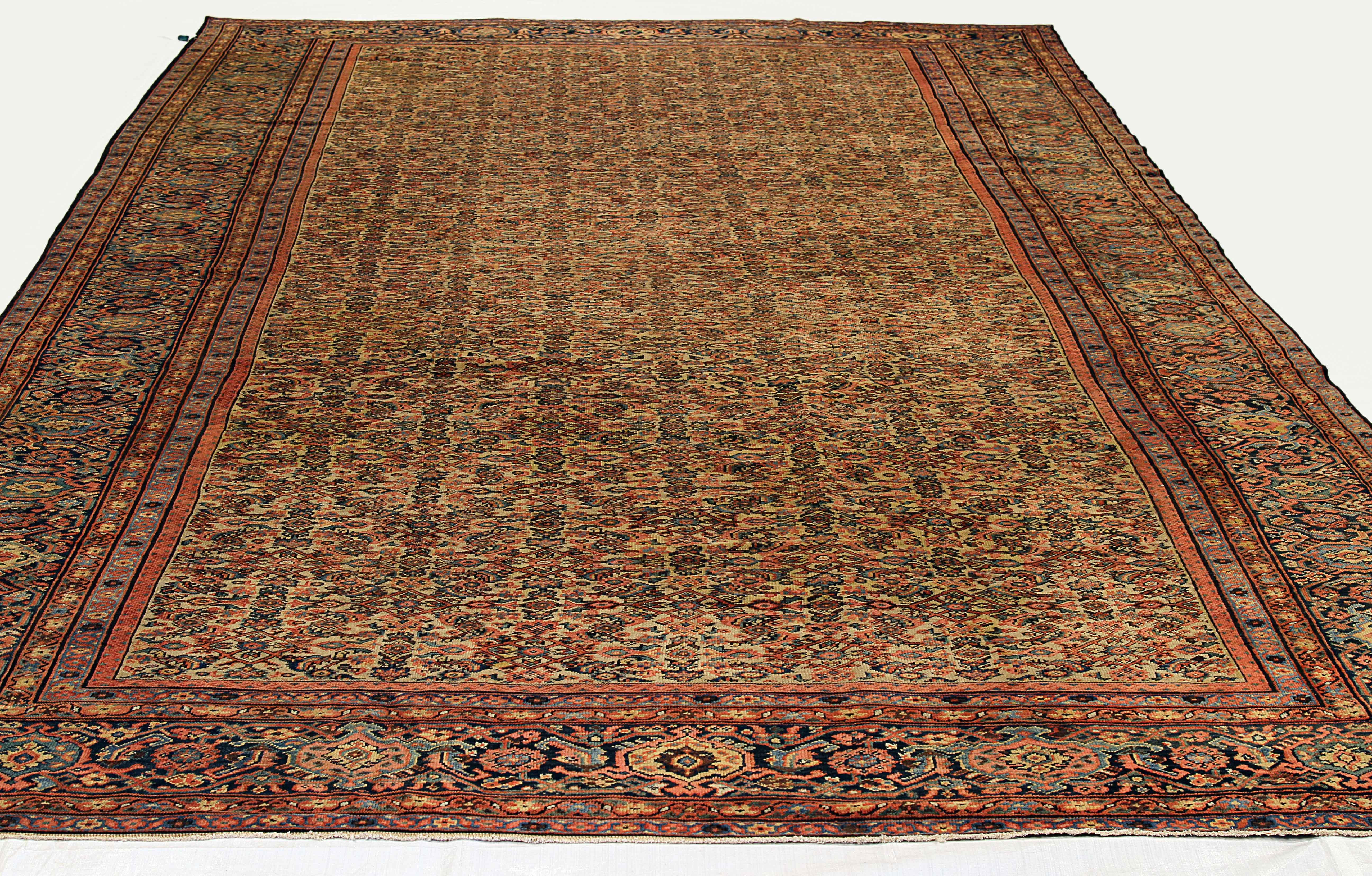 Thumbnail 3 for Antique Persian Sultanabad Traditional Rug 11032