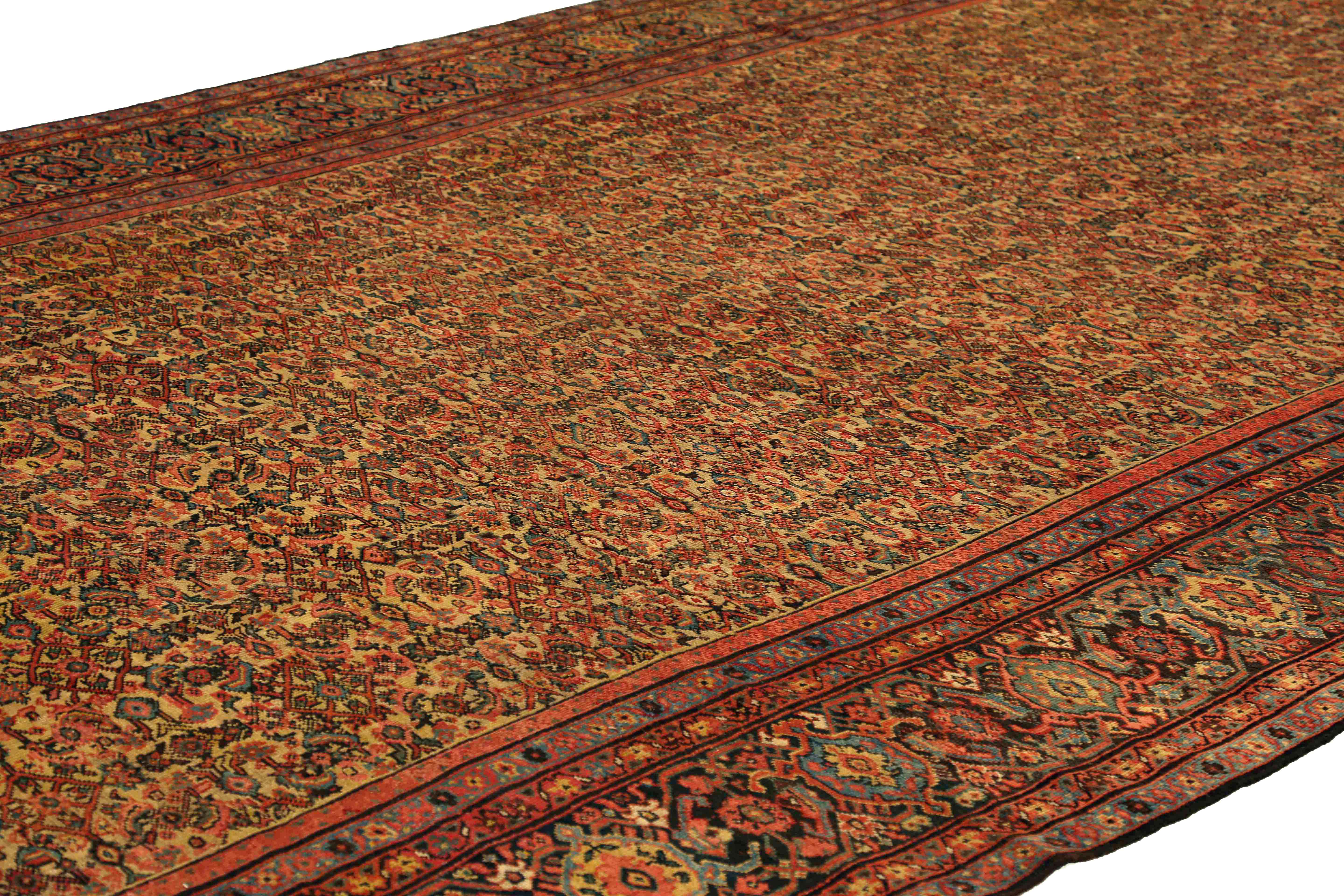 Thumbnail 15 for Antique Persian Sultanabad Traditional Rug 11032