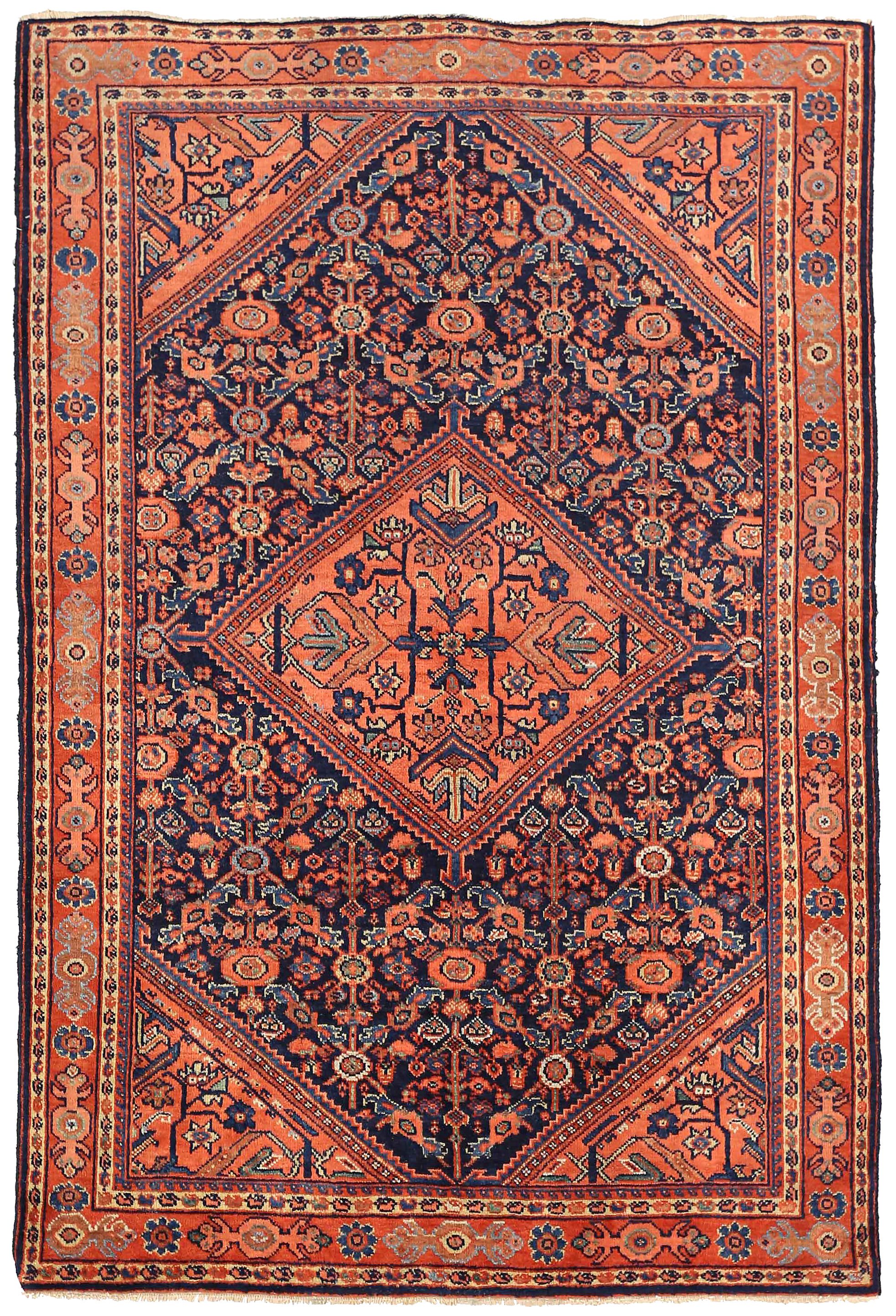 Thumbnail 7 for Antique Persian Sultanabad Traditional Rug 71321