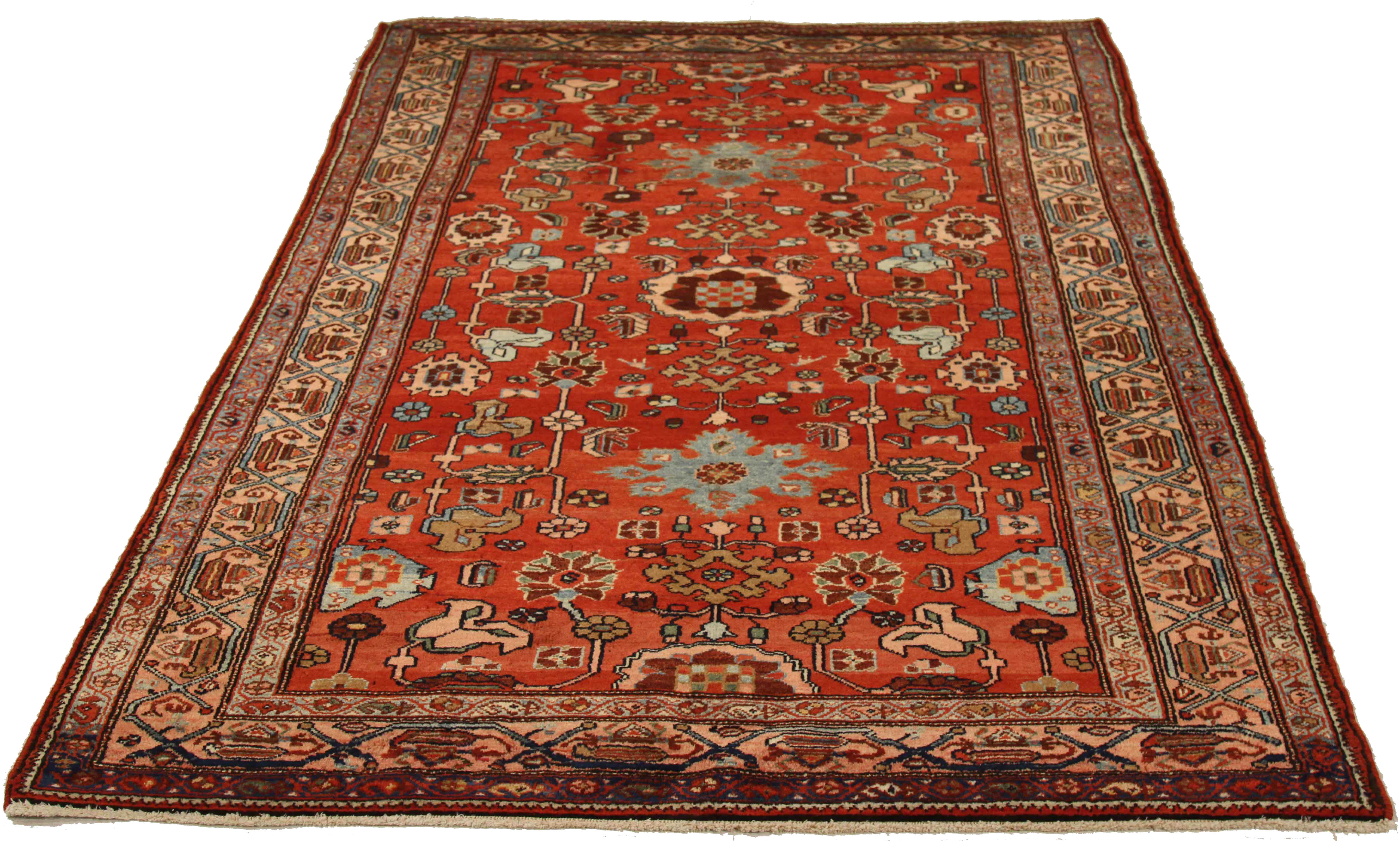 Thumbnail 5 for Antique Persian Hamadan Transitional Rug 11052