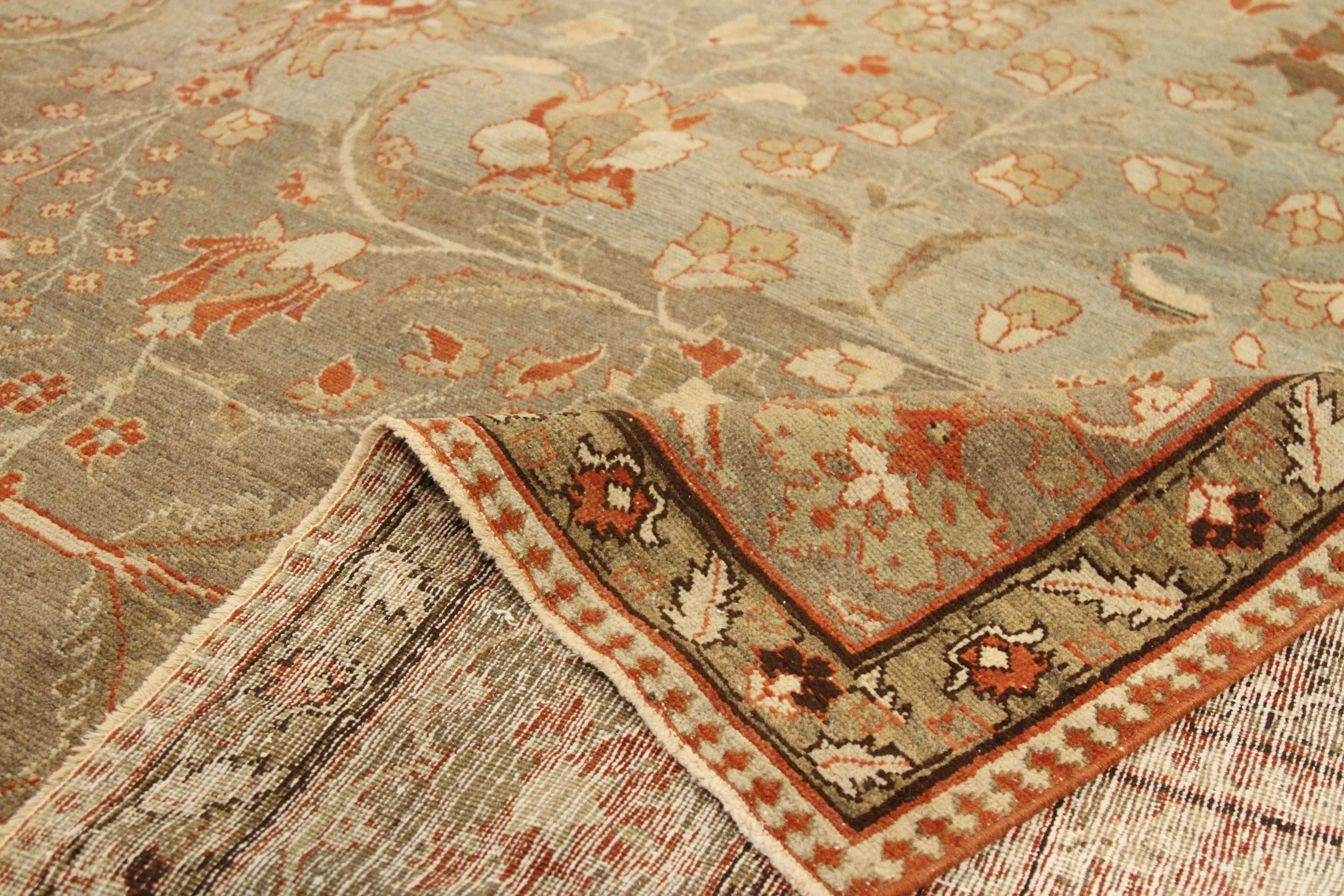 Thumbnail 5 for Antique Persian Tabriz Transitional Rug 67135