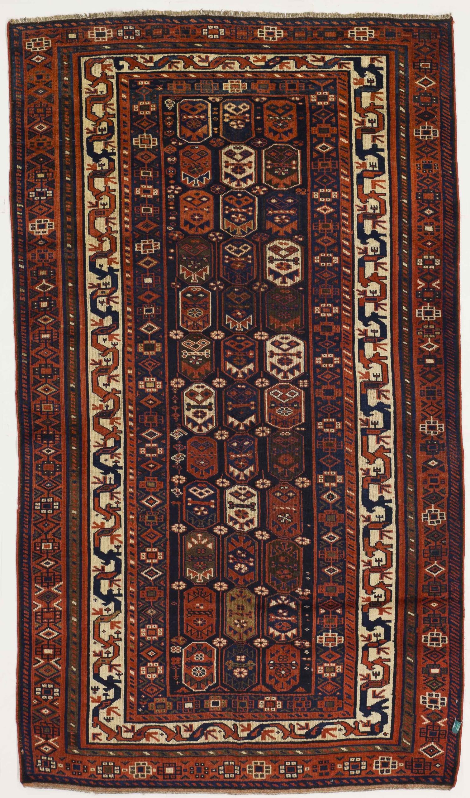 Thumbnail 8 for Antique Persian Shiraz Traditional Rug 11044