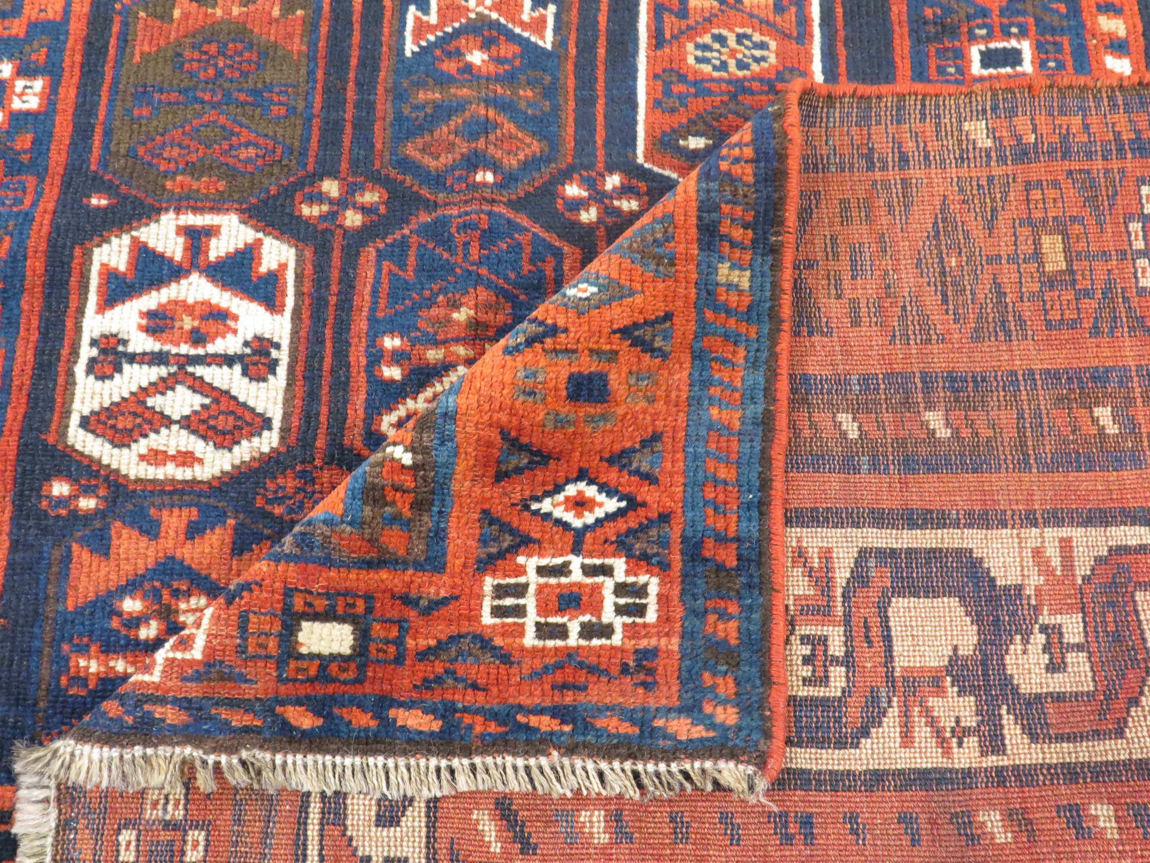 Thumbnail 4 for Antique Persian Shiraz Traditional Rug 11044