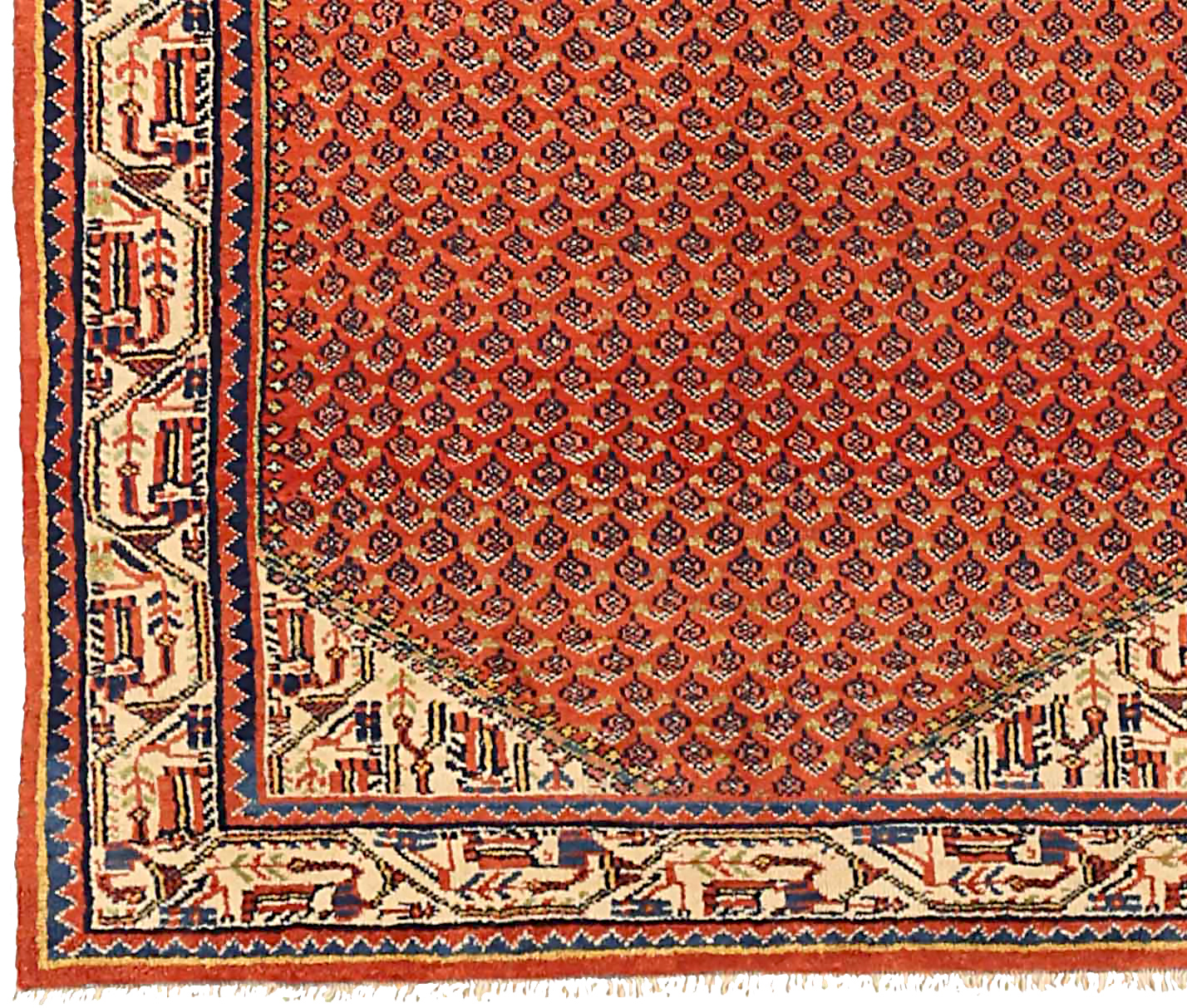 Thumbnail 5 for Antique Persian Malayer Traditional Rug 71323