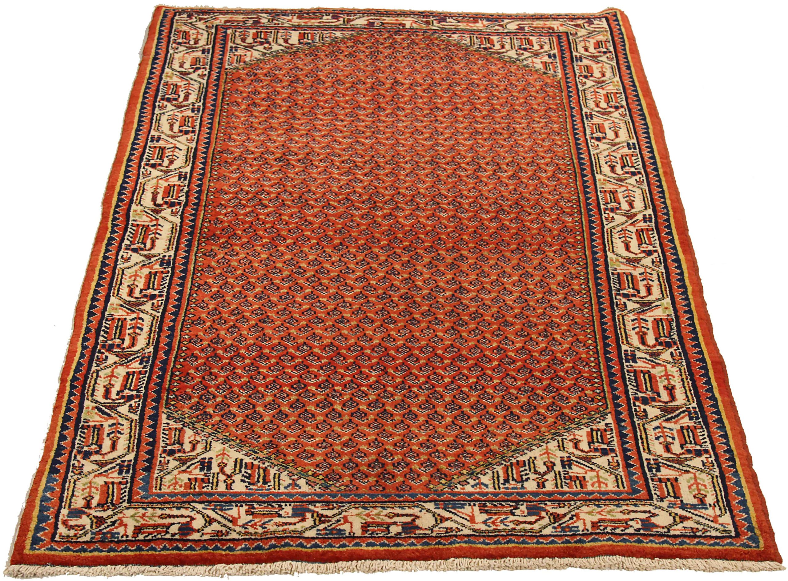 Thumbnail 9 for Antique Persian Malayer Traditional Rug 71323