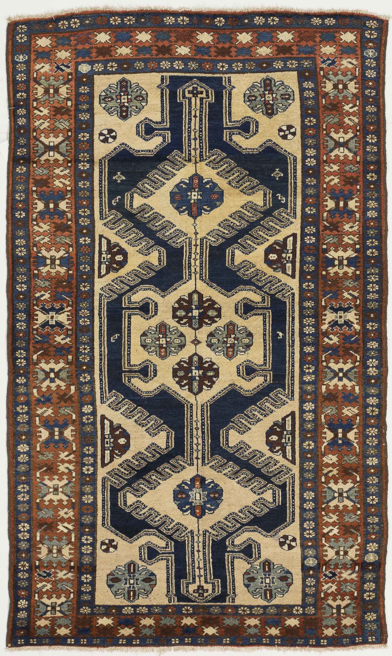 Thumbnail 3 for Antique Persian Hamadan Transitional Rug 11054