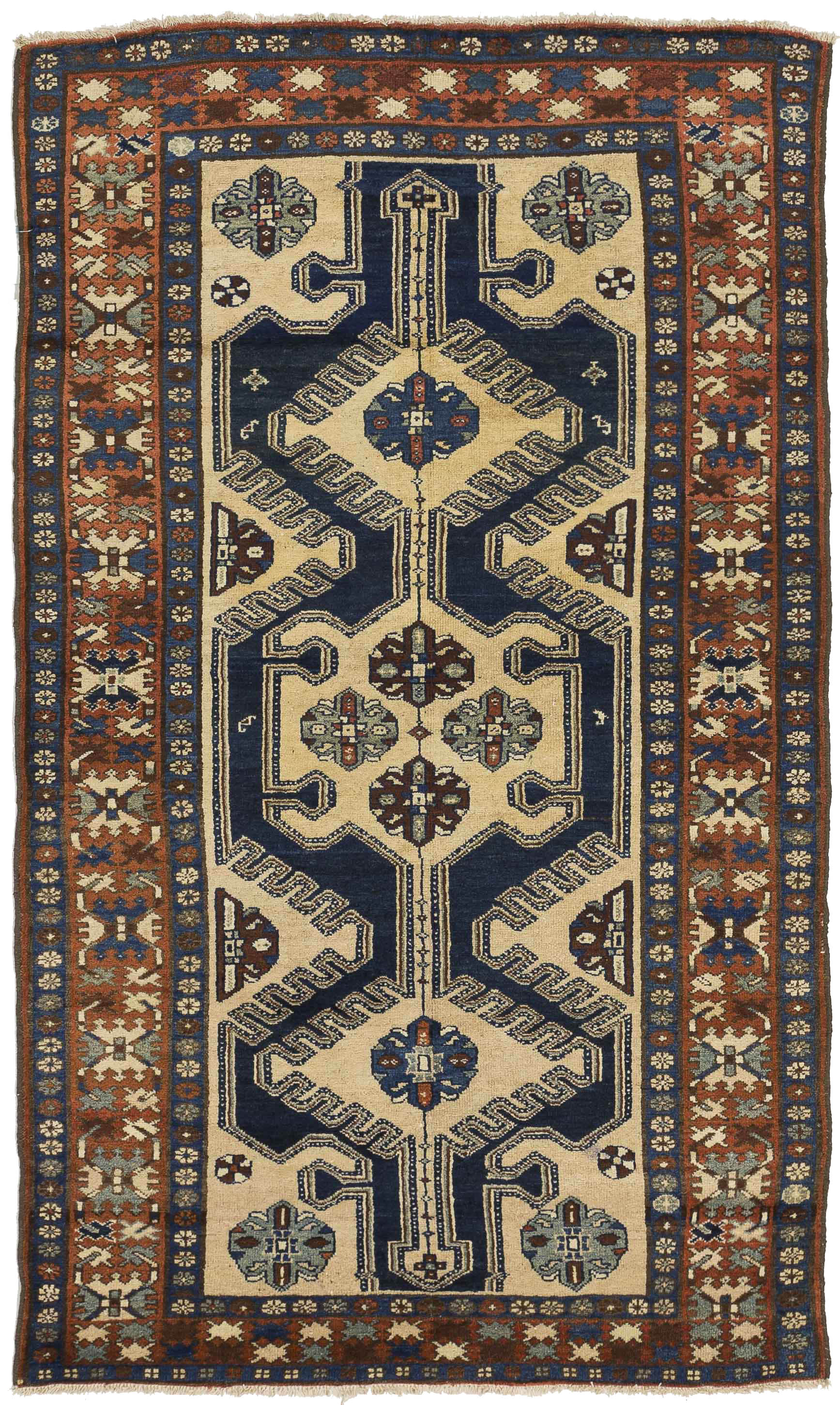 Thumbnail 4 for Antique Persian Hamadan Transitional Rug 11054