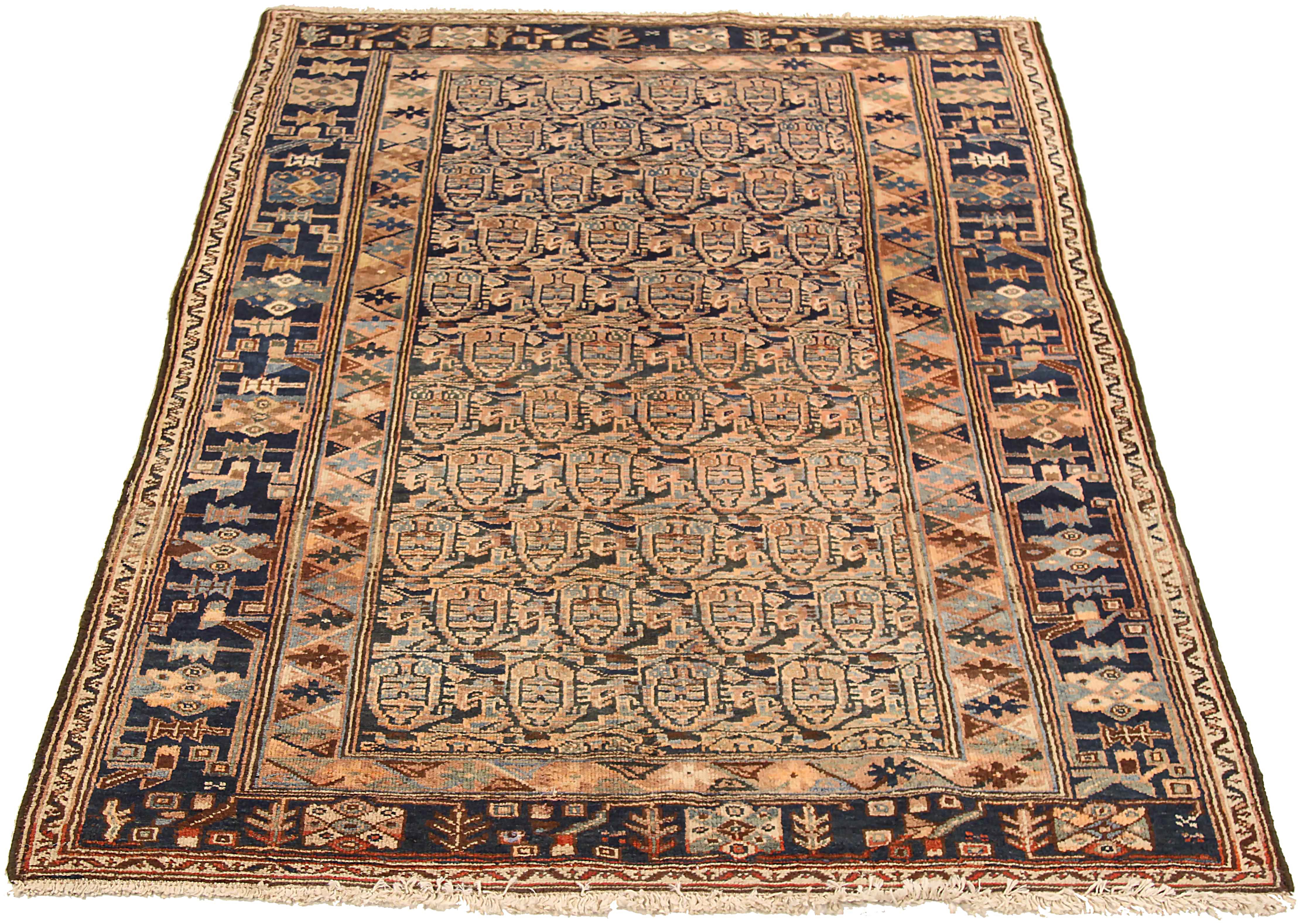 Thumbnail 6 for Antique Persian Malayer Transitional Rug 71256