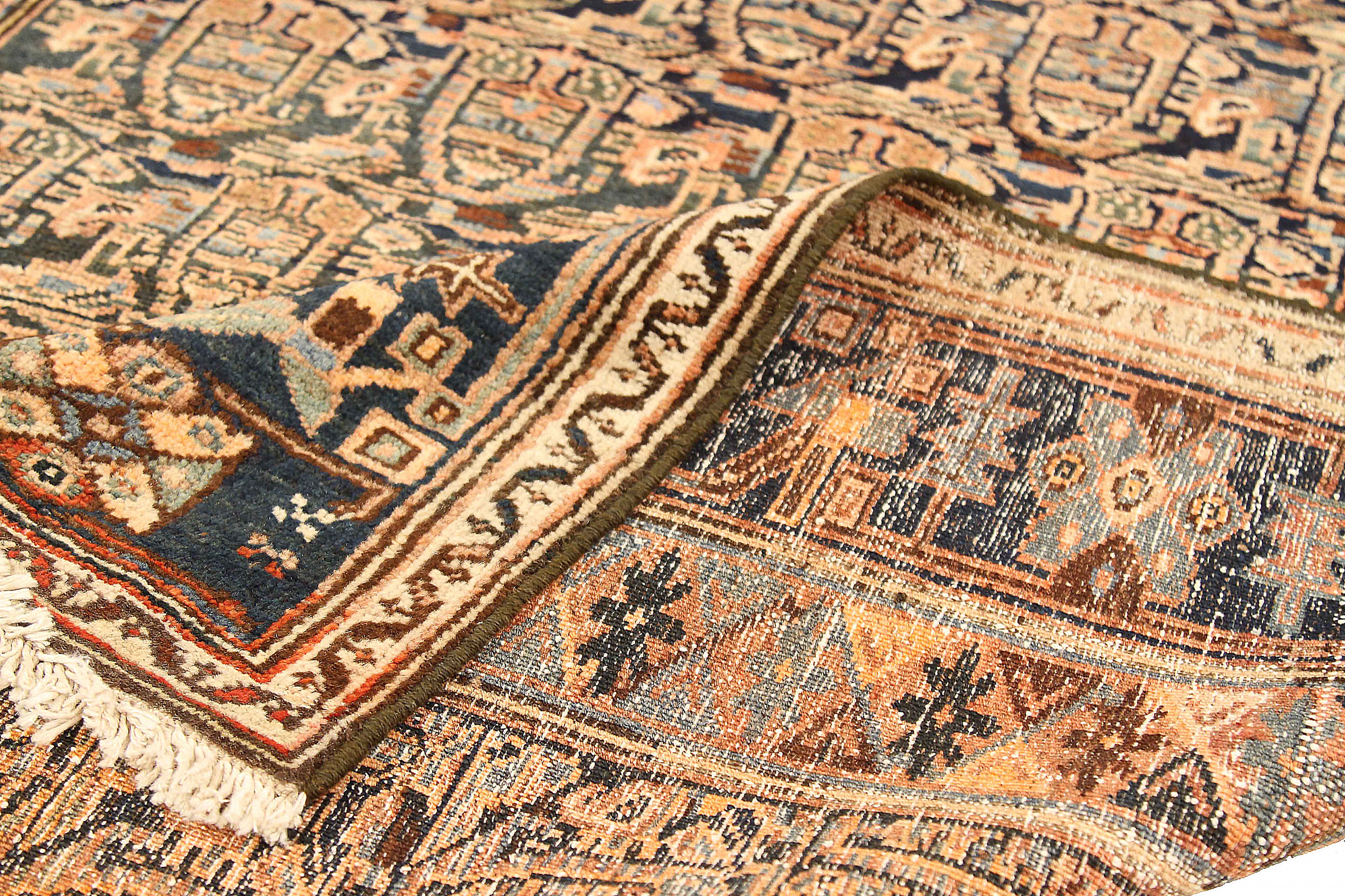 Thumbnail 4 for Antique Persian Malayer Transitional Rug 71256