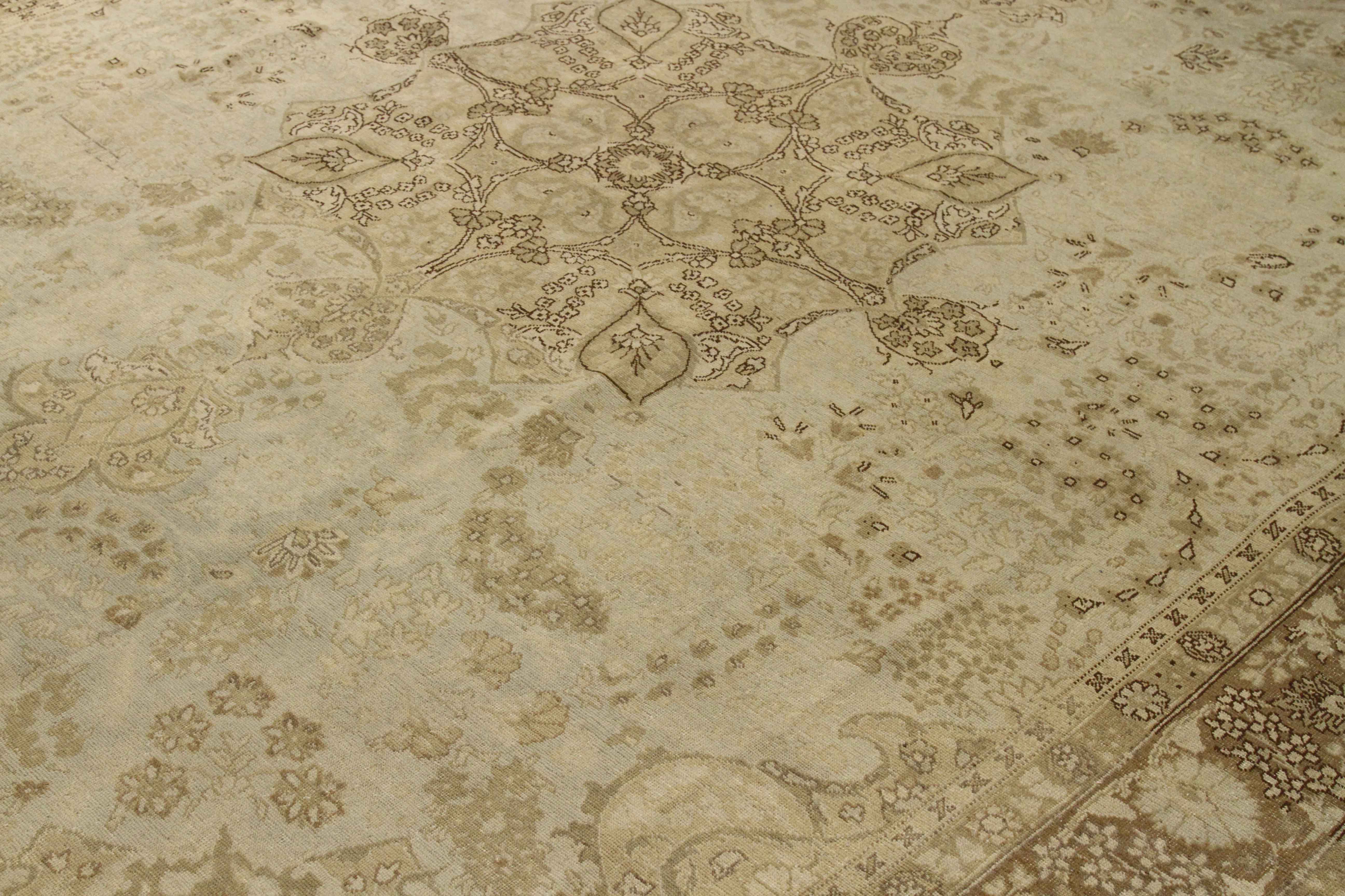 Thumbnail 2 for Antique Persian Tabriz Transitional Rug 67128