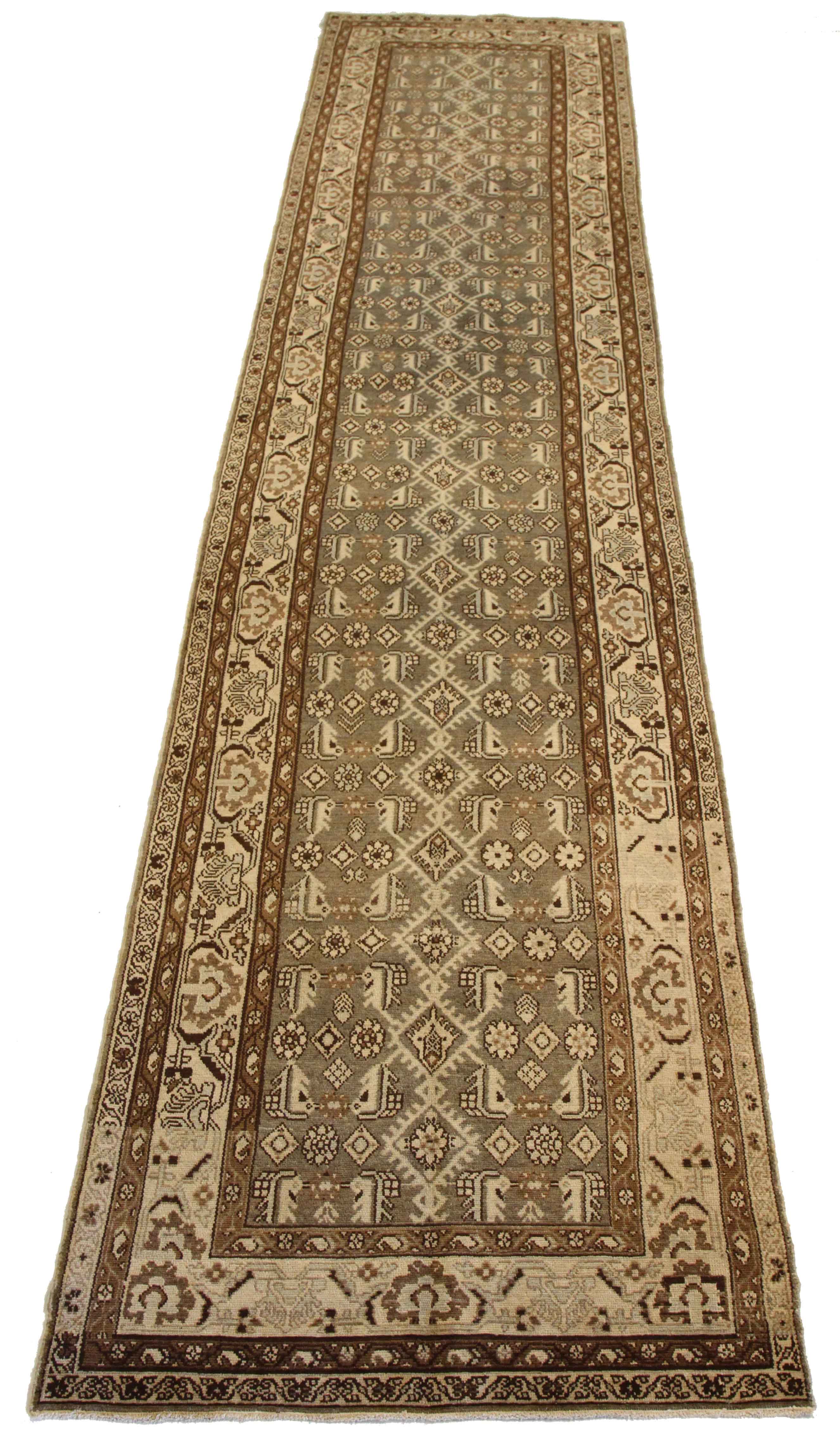 Thumbnail 6 for Antique Persian Malayer Transitional Rug 67129