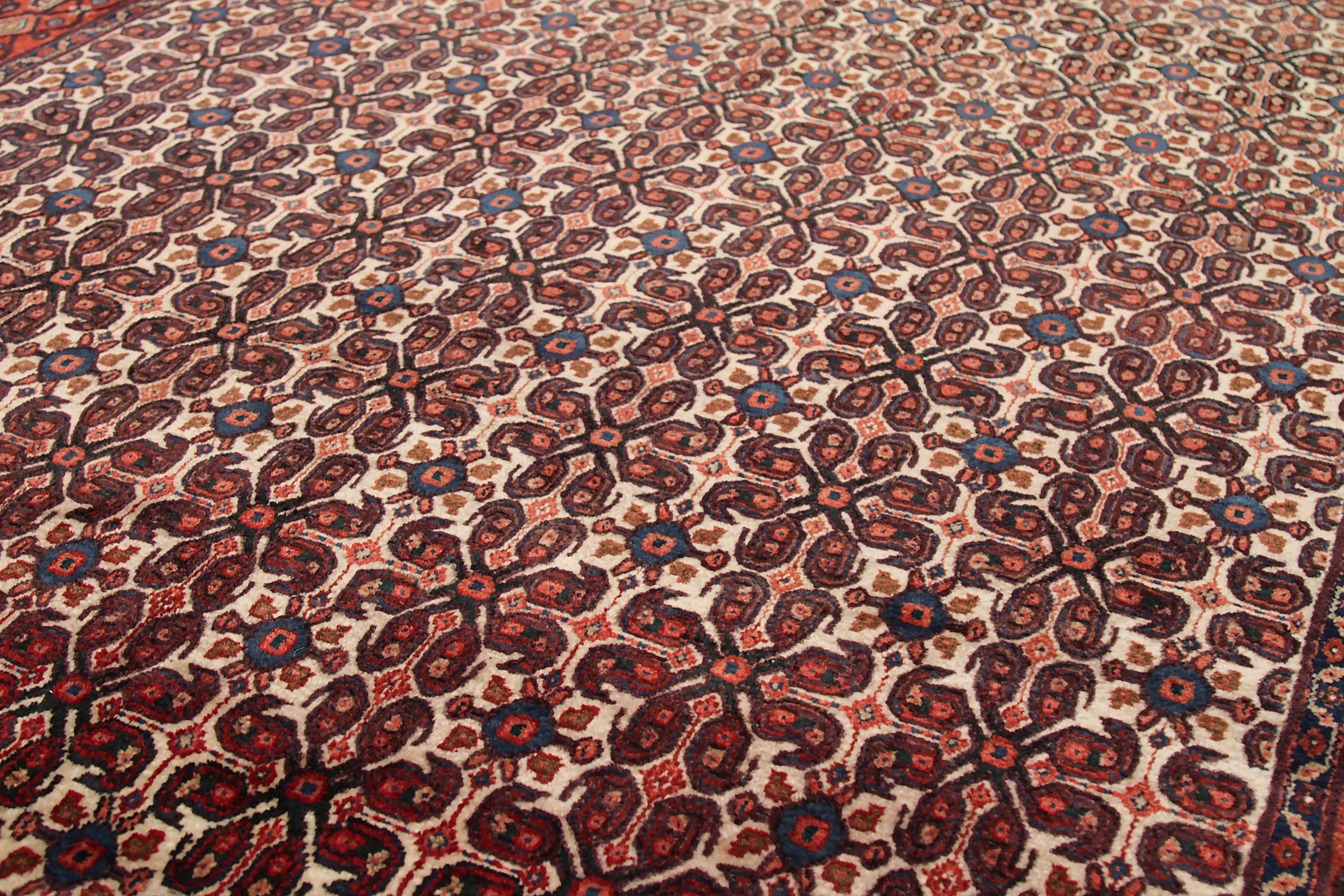 Thumbnail 9 for Antique Persian (Senneh (Kermanshah)) Traditional Rug 11061