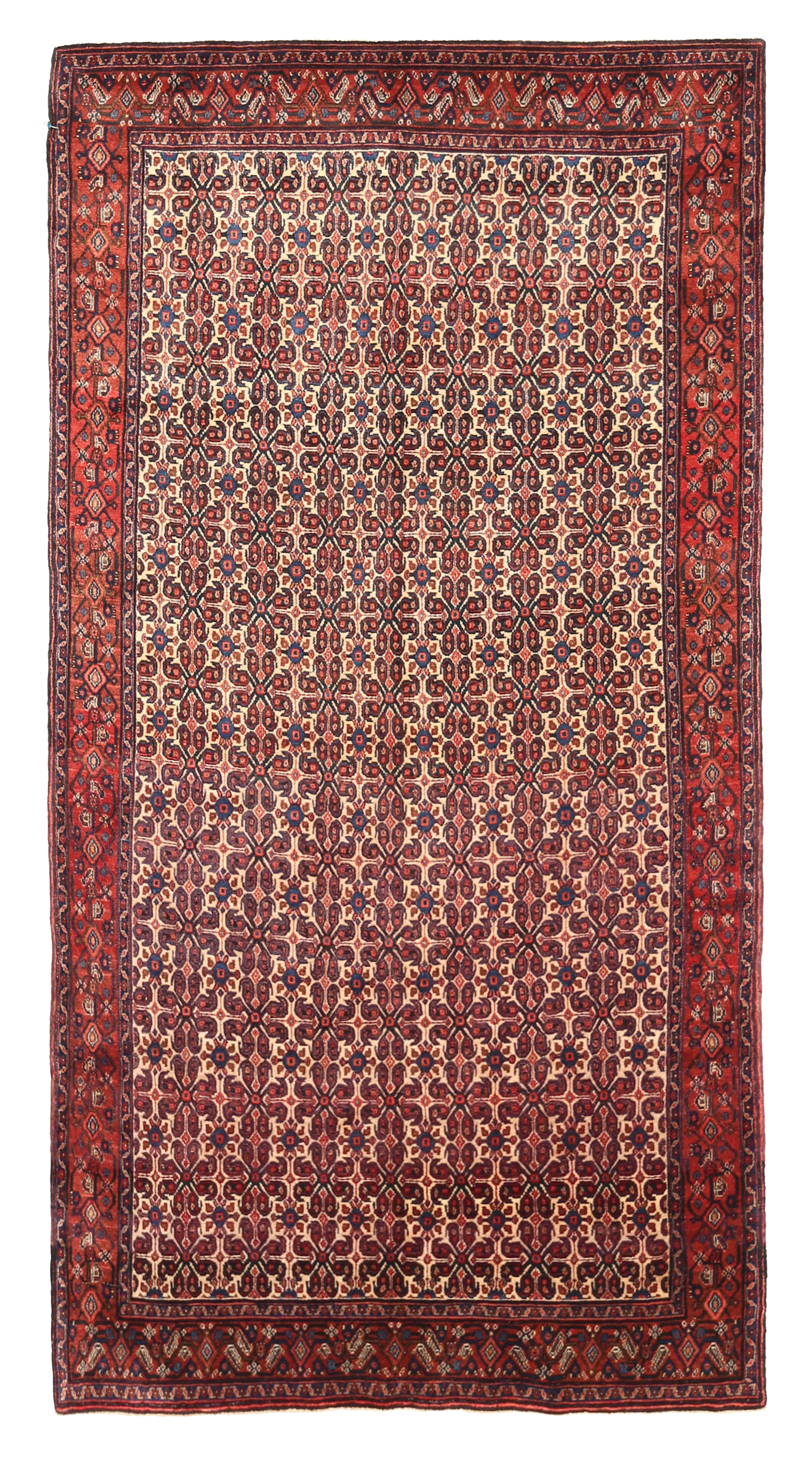 Thumbnail 2 for Antique Persian (Senneh (Kermanshah)) Traditional Rug 11061