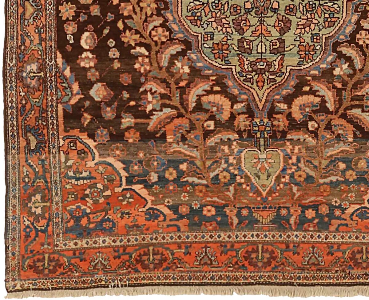 Thumbnail 14 for Antique Persian Malayer Transitional Rug 71236