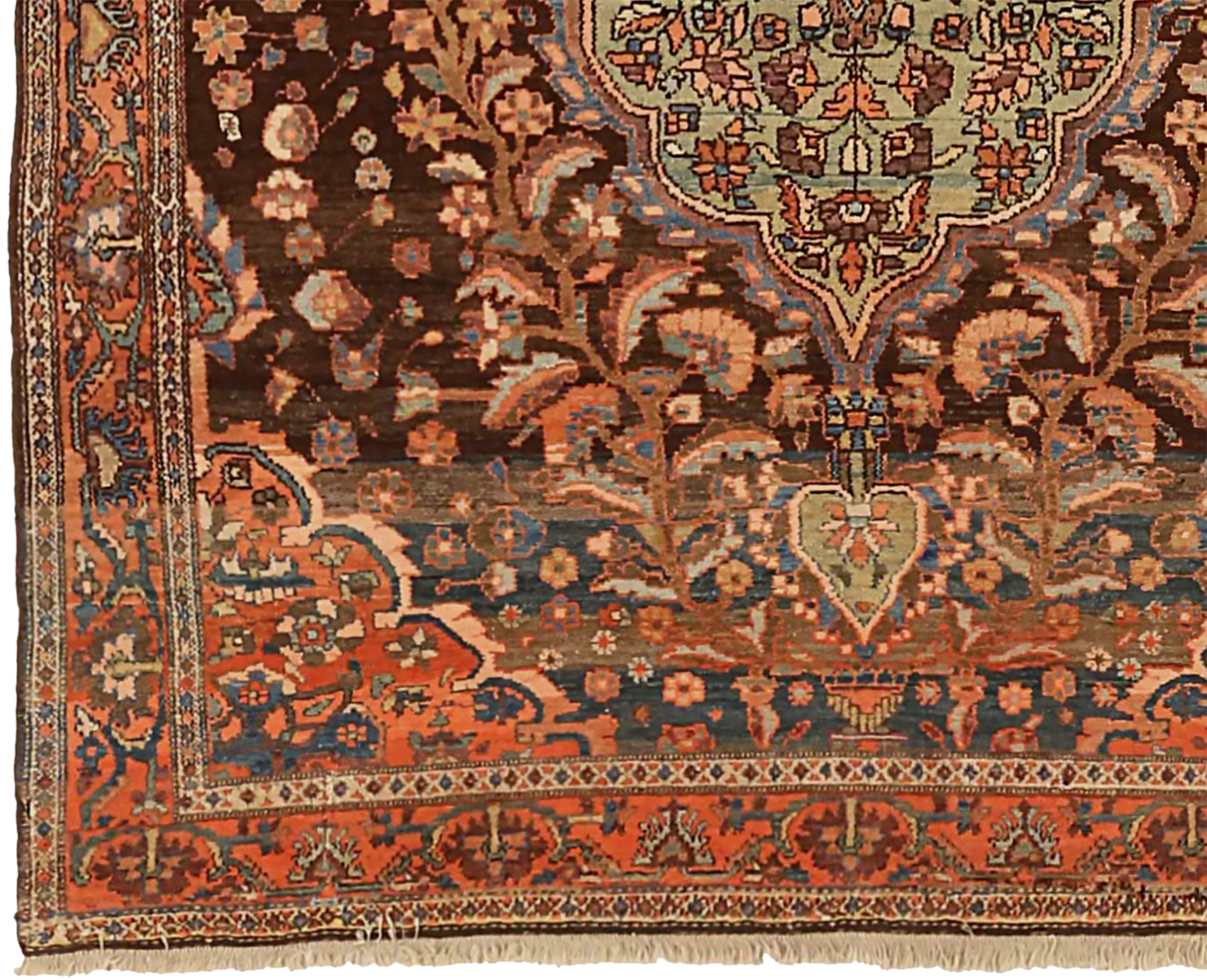 Thumbnail 5 for Antique Persian Malayer Transitional Rug 71236