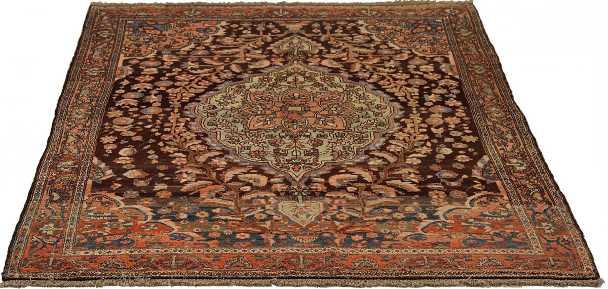 Thumbnail 15 for Antique Persian Malayer Transitional Rug 71236