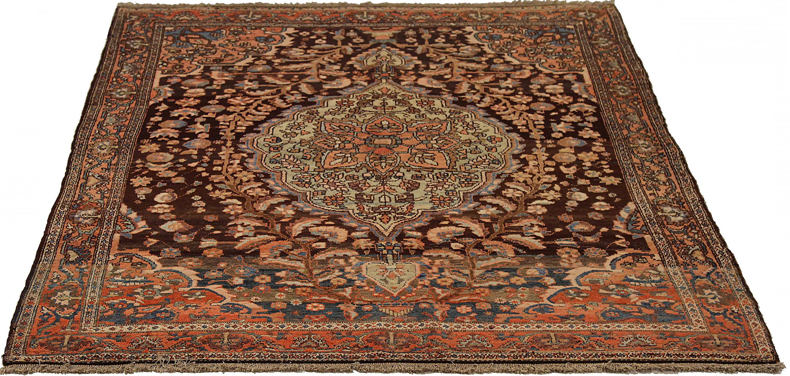 Thumbnail 10 for Antique Persian Malayer Transitional Rug 71236