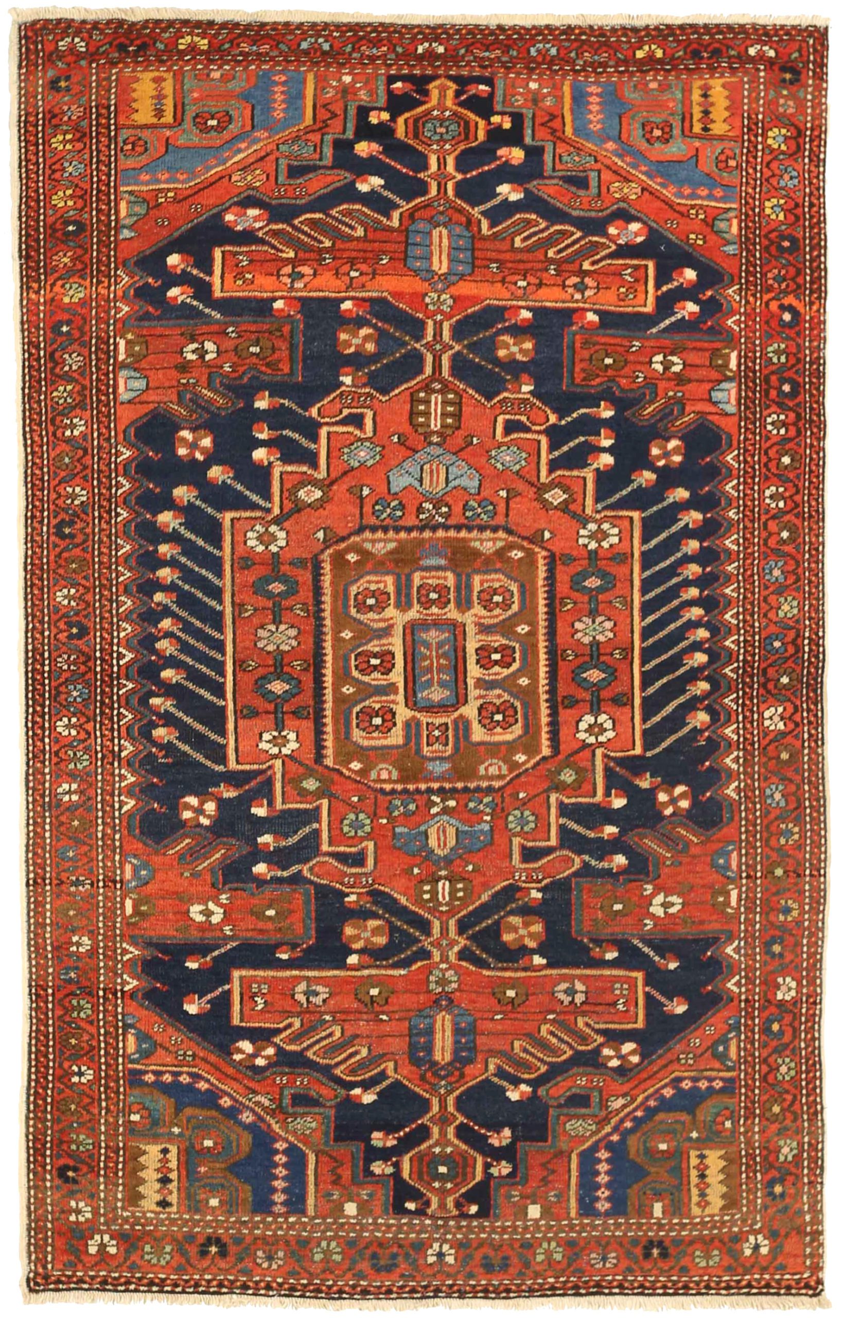Thumbnail 9 for Antique Persian Malayer Transitional Rug 71241