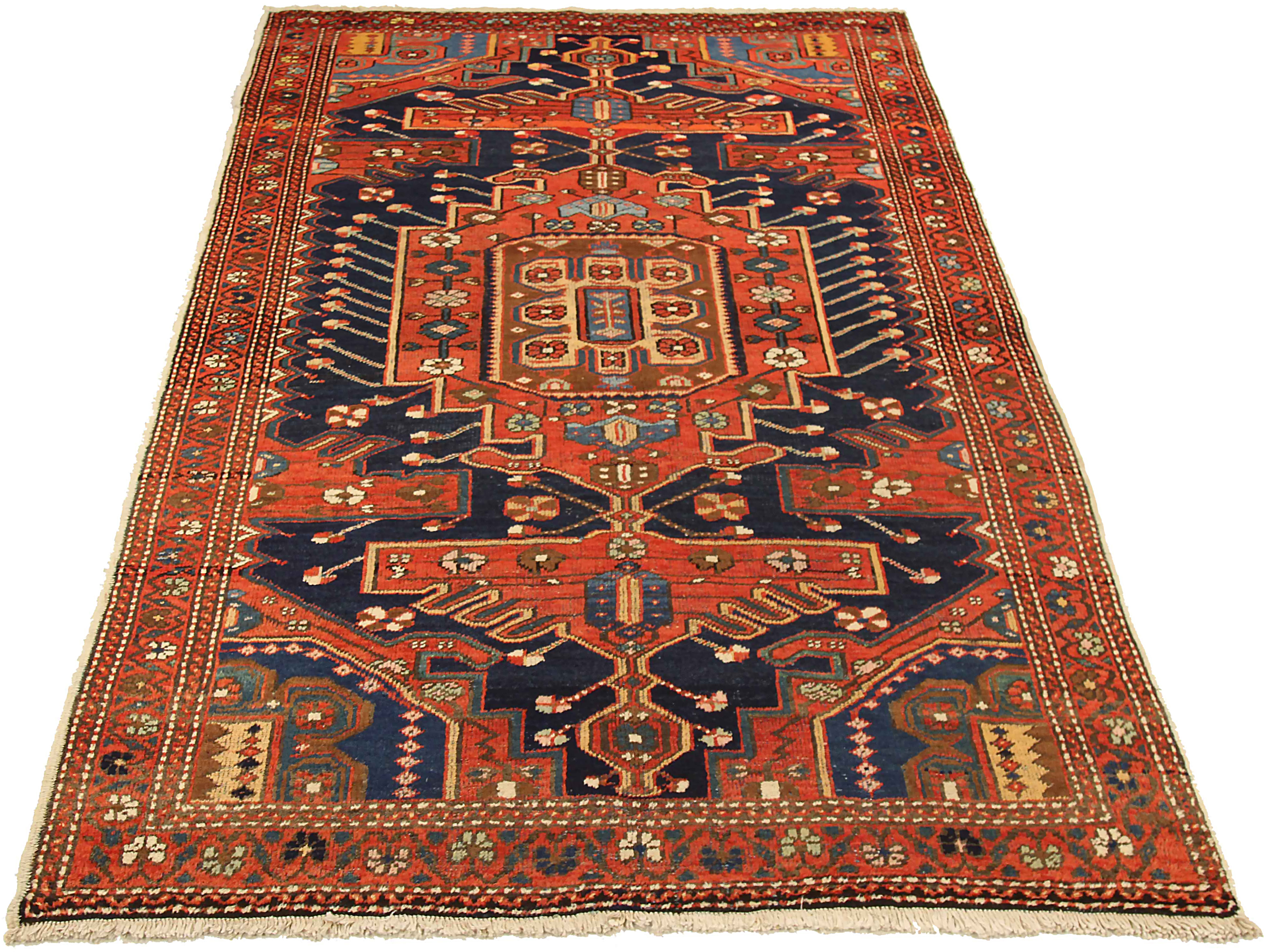 Thumbnail 2 for Antique Persian Malayer Transitional Rug 71241