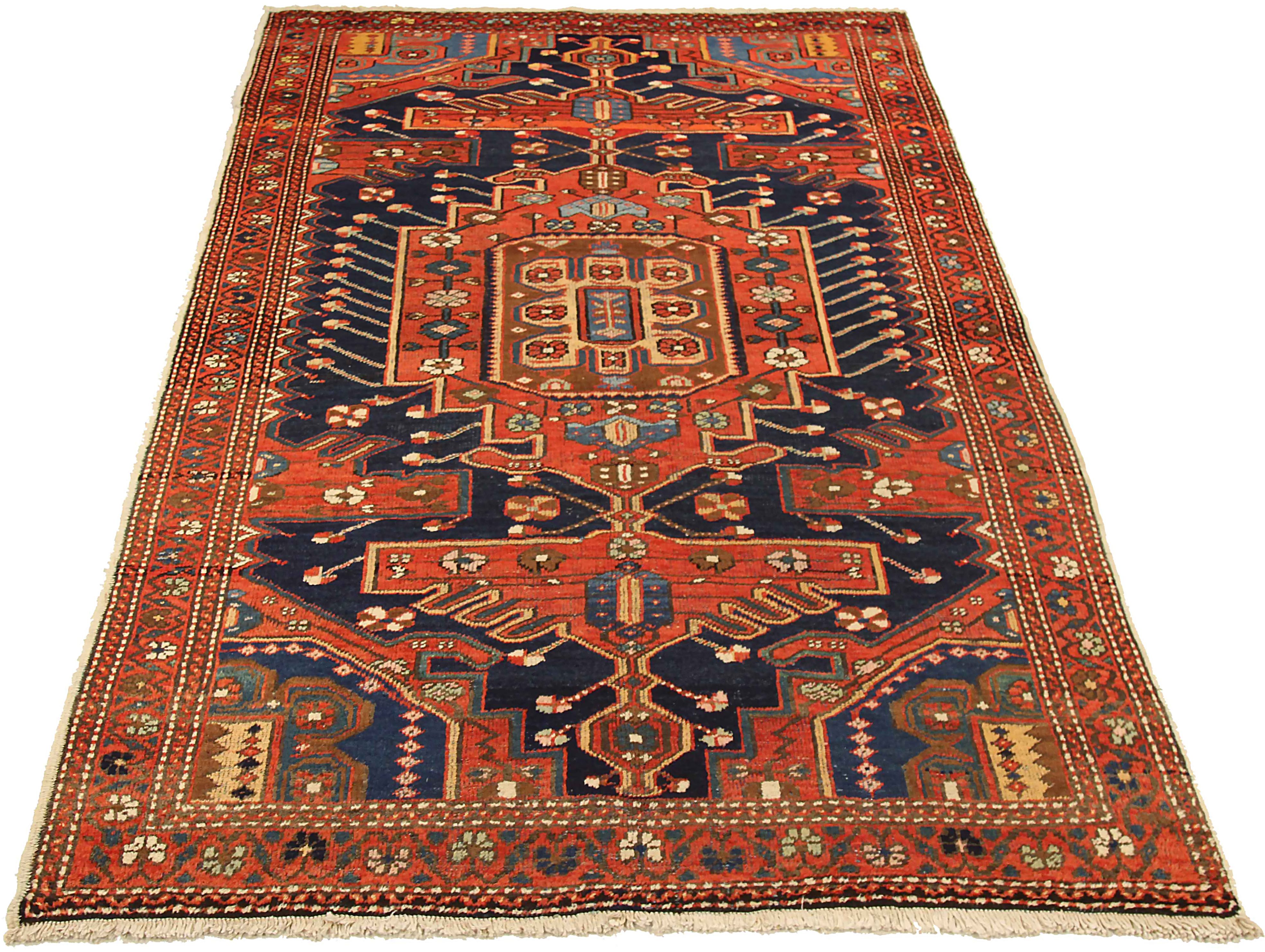 Thumbnail 6 for Antique Persian Malayer Transitional Rug 71241