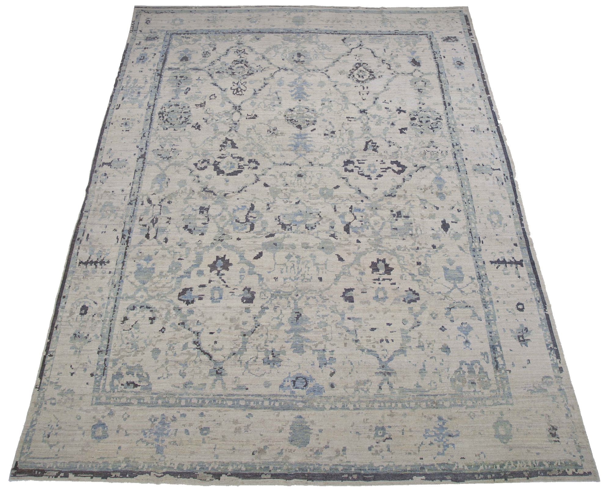 Thumbnail 8 for Persian Oushak Transitional Rug 88949