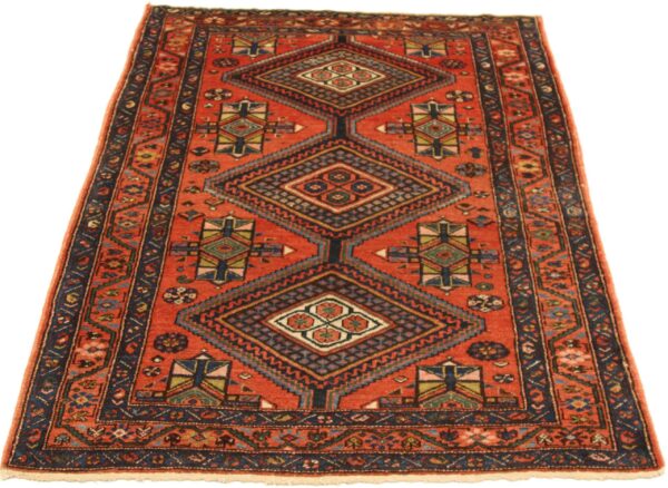 Thumbnail 15 for Antique Persian Zanjan Traditional Rug 71242