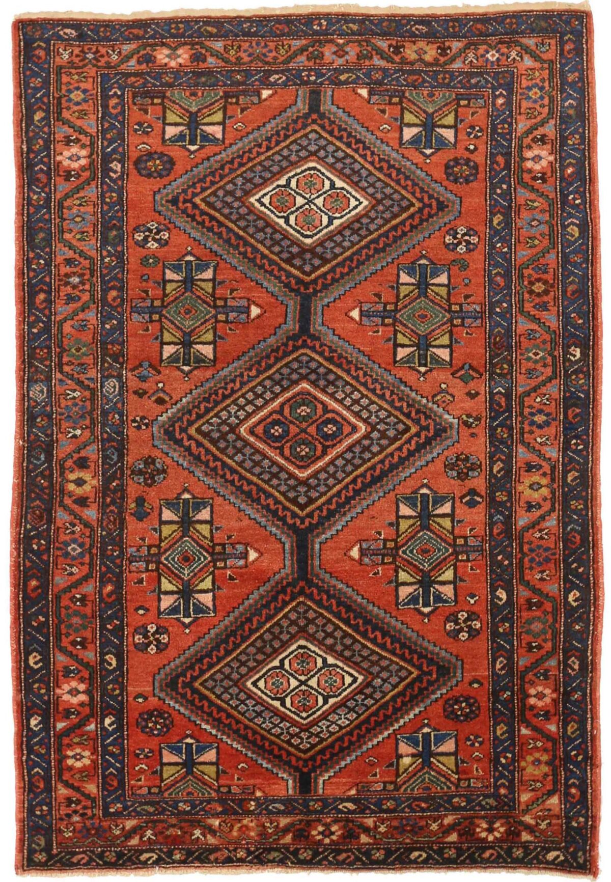 Thumbnail 9 for Antique Persian Zanjan Traditional Rug 71242