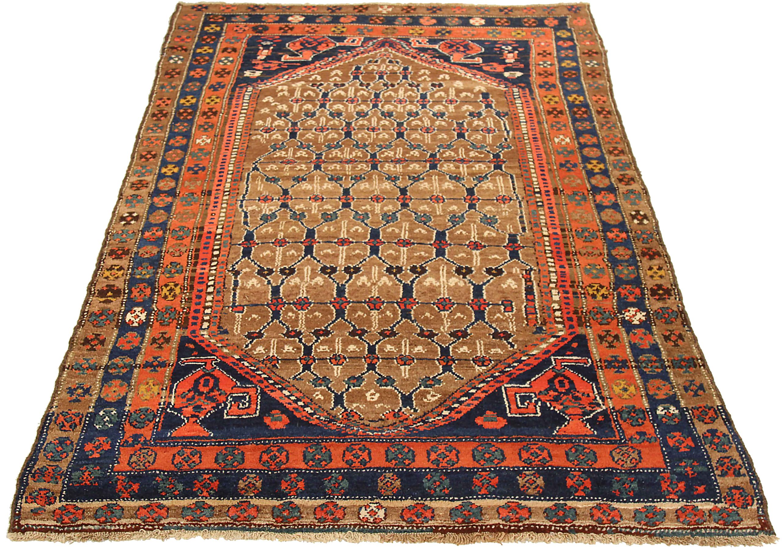 Thumbnail 10 for Antique Persian Kolyai Traditional Rug 71202