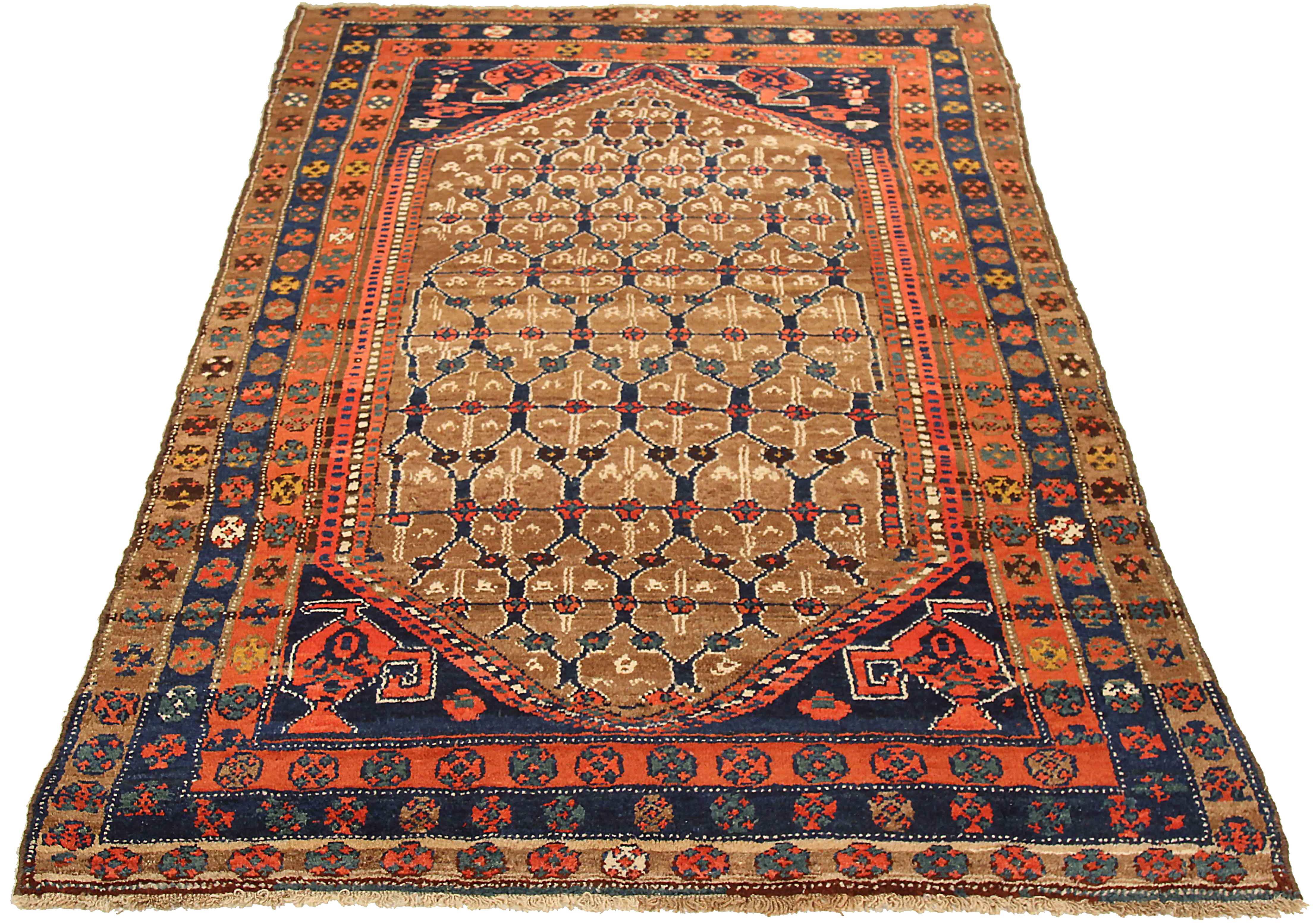 Thumbnail 5 for Antique Persian Kolyai Traditional Rug 71202