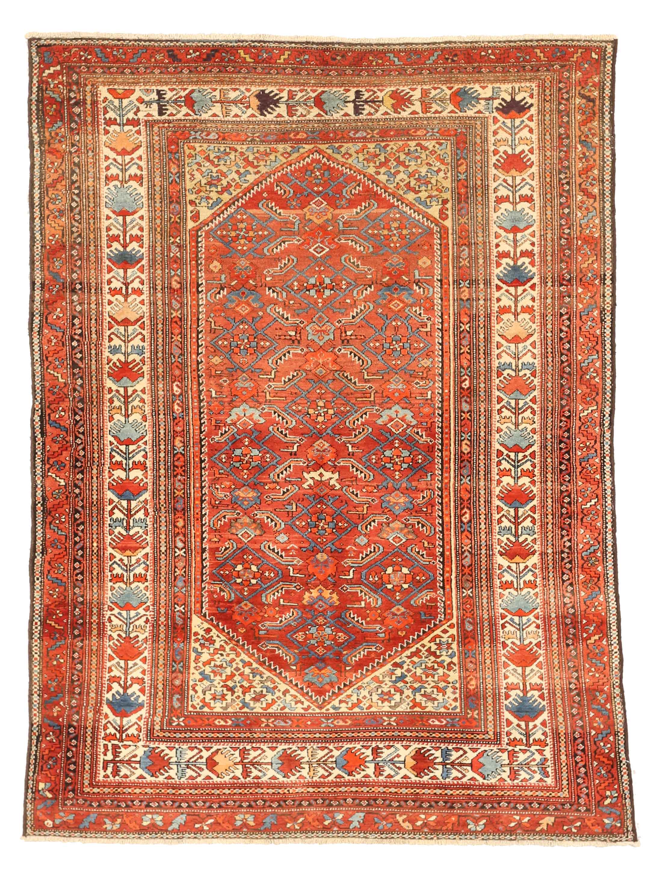 Thumbnail 12 for Antique Persian Malayer Traditional Rug 11076