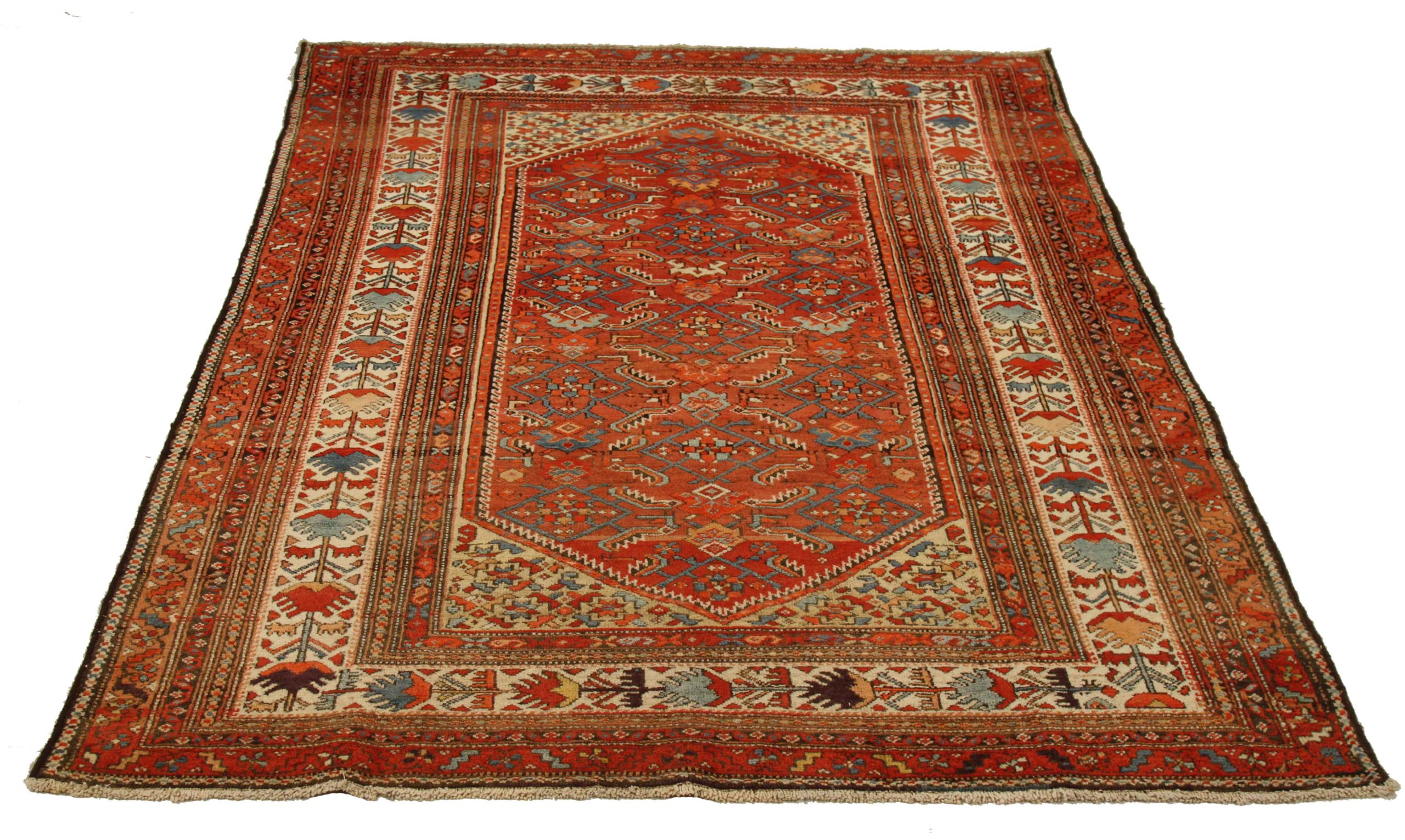 Thumbnail 13 for Antique Persian Malayer Traditional Rug 11076