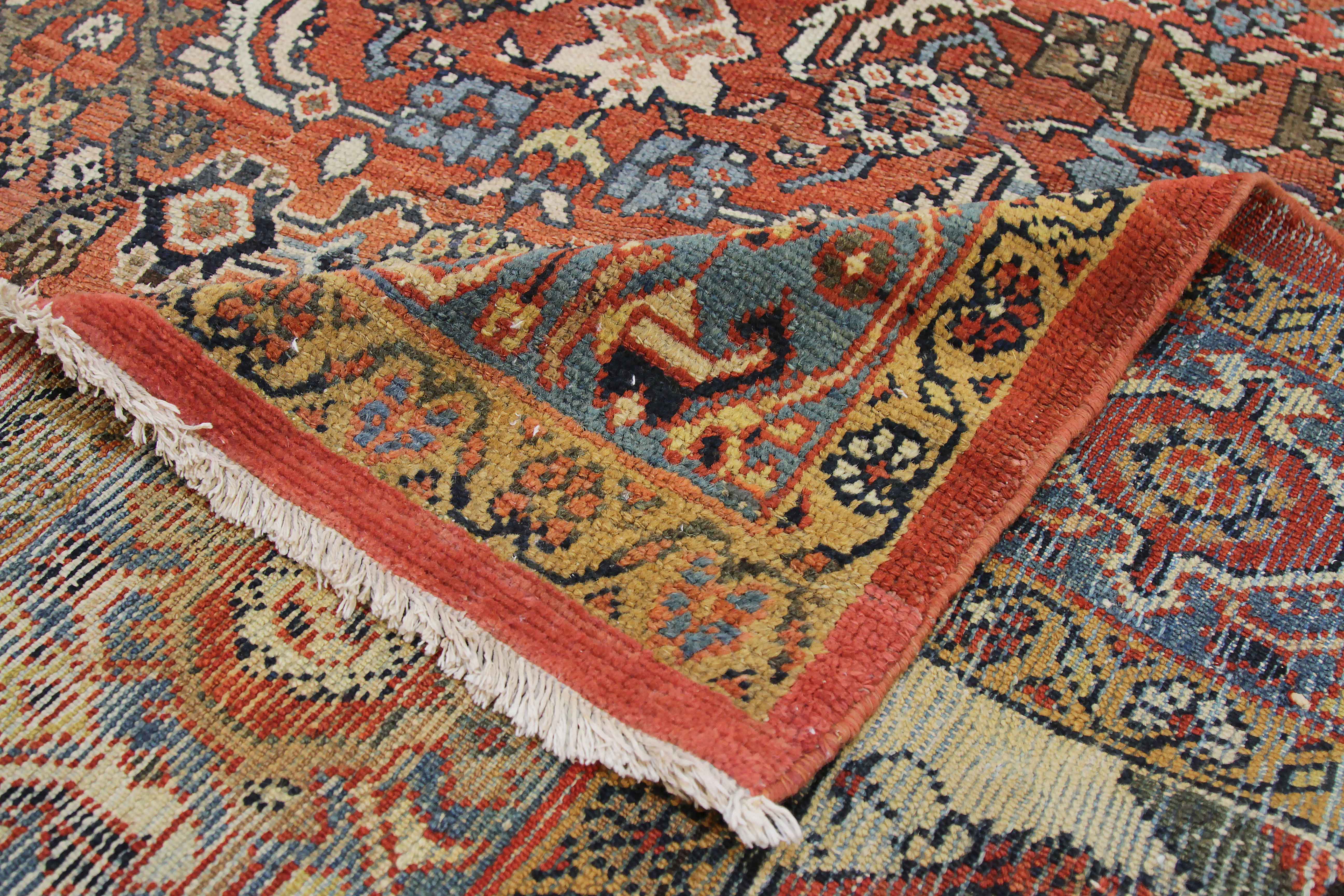 Thumbnail 6 for Antique Persian Mahal Traditional Rug 11078