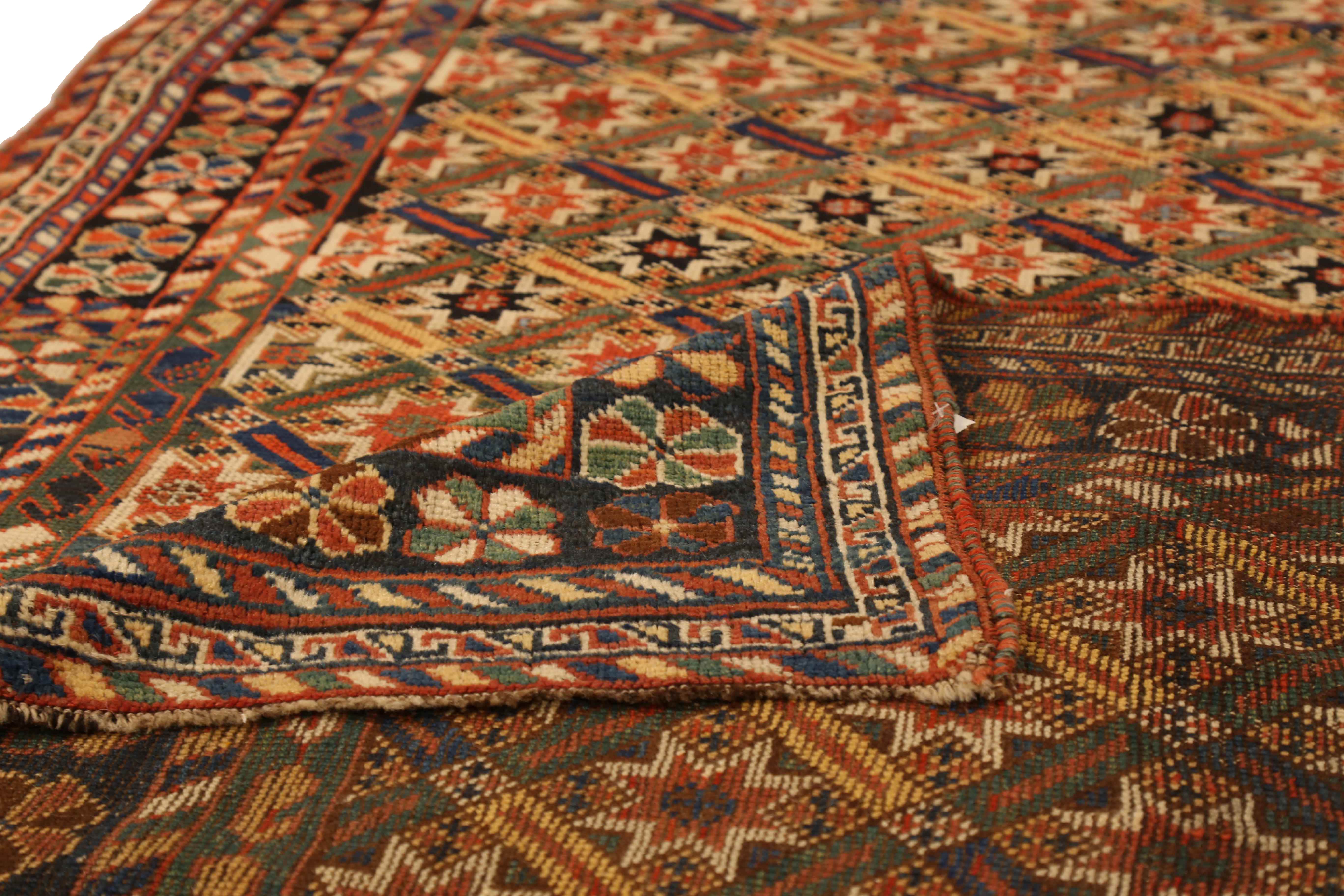 Thumbnail 5 for Antique Persian Shiraz Transitional Rug 11081