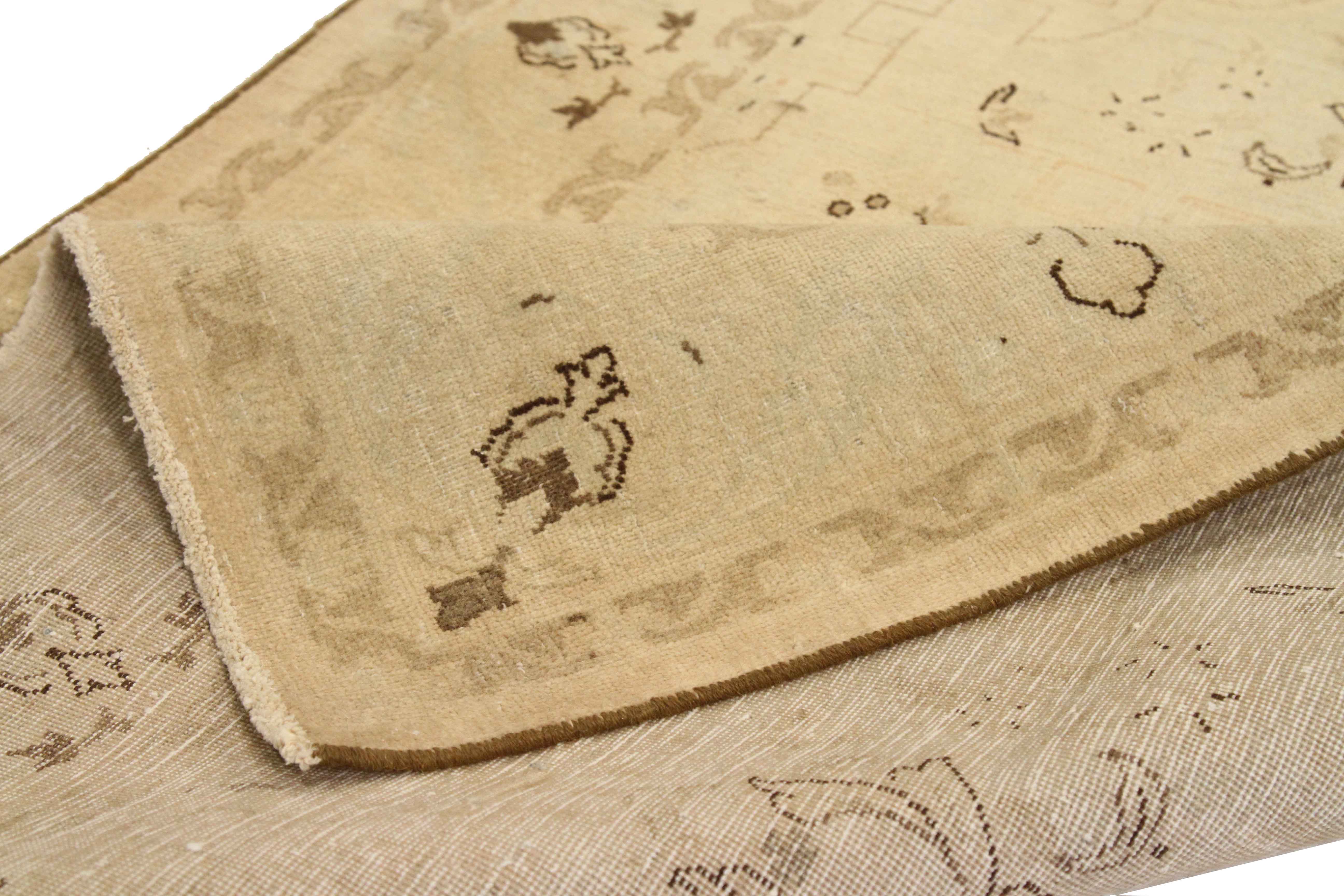 Thumbnail 2 for Antique Persian Tabriz Transitional Rug 67157