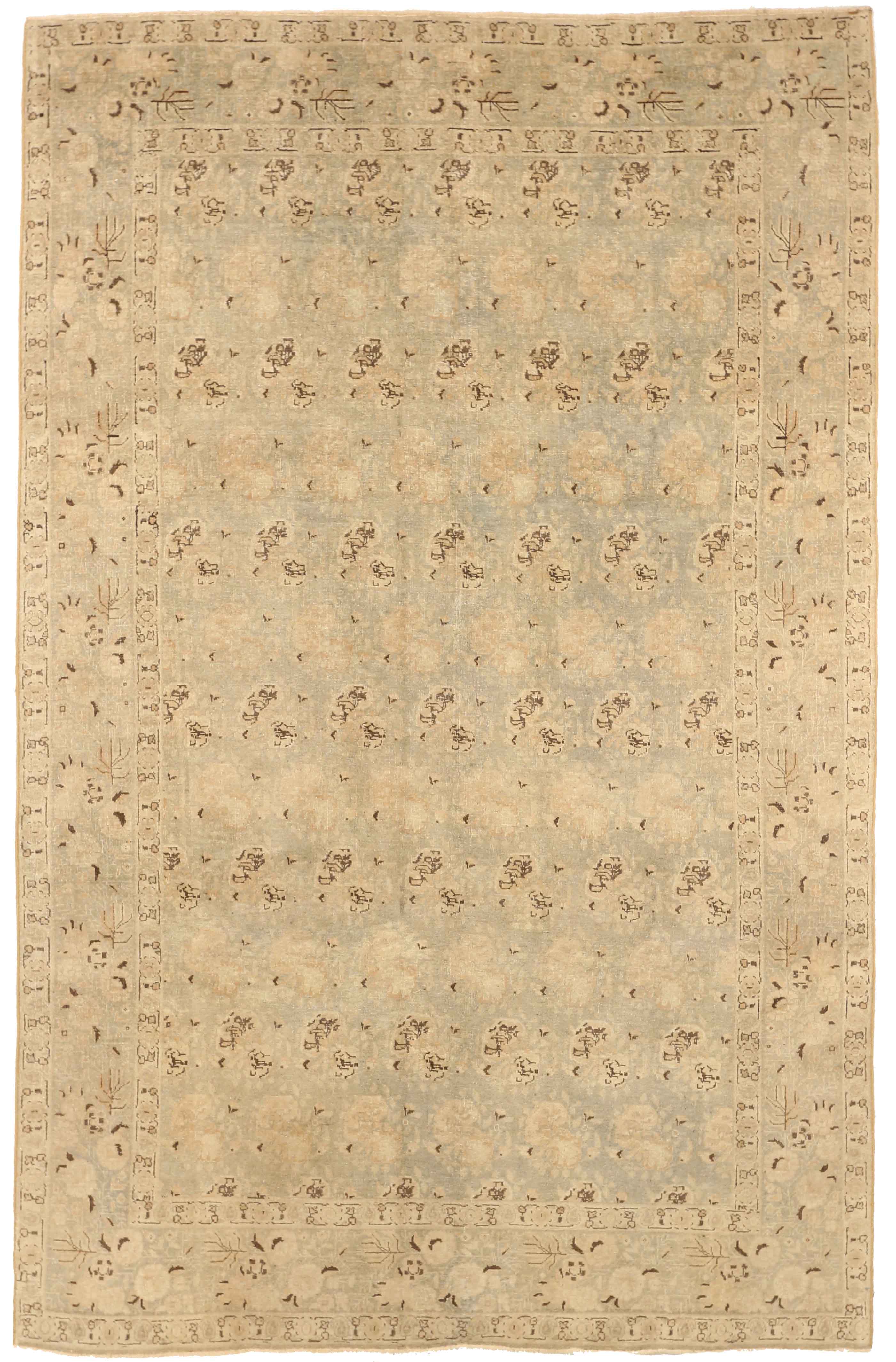 Thumbnail 12 for Antique Persian Tabriz Transitional Rug 67158