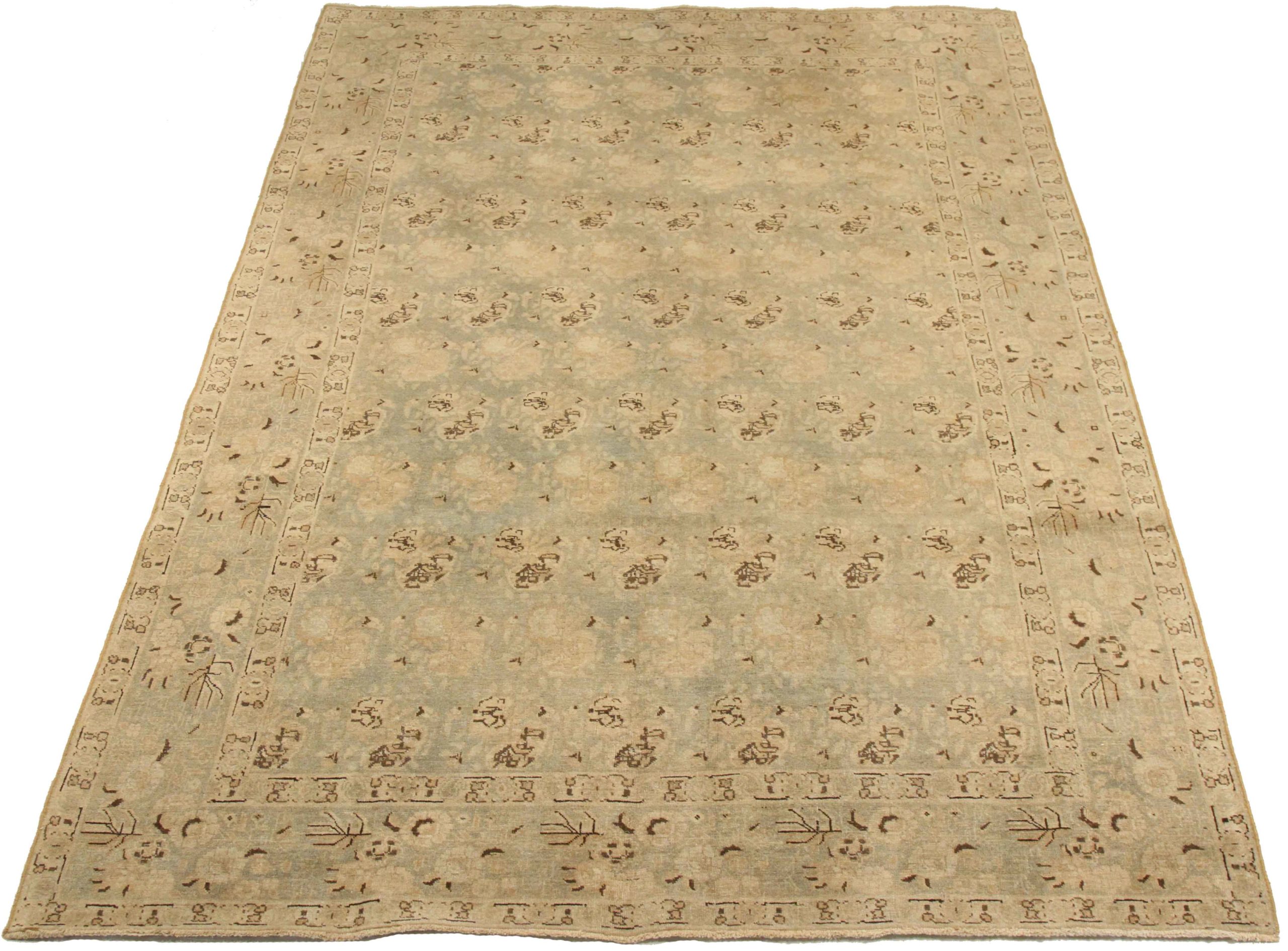 Thumbnail 9 for Antique Persian Tabriz Transitional Rug 67158