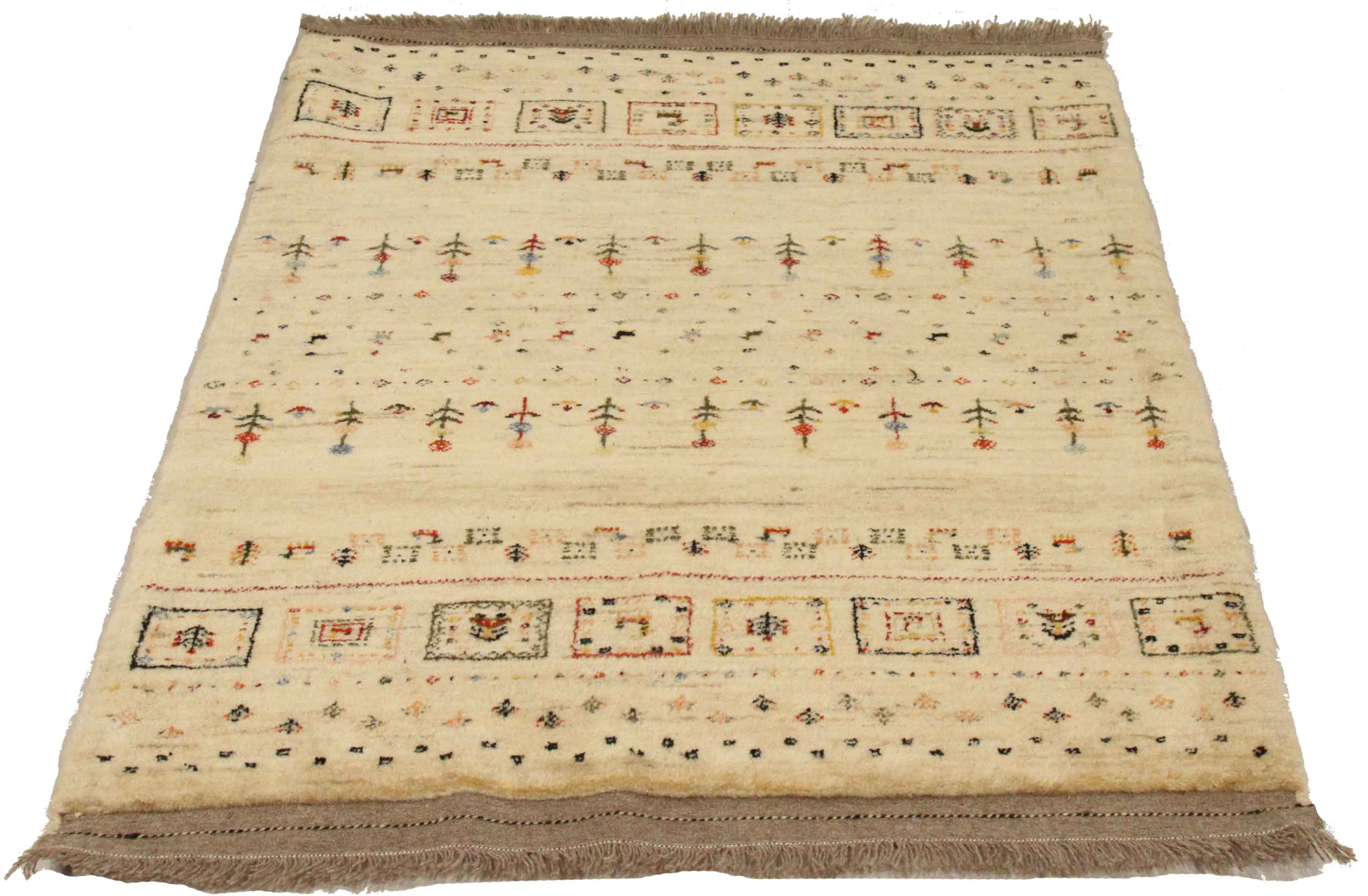 Thumbnail 14 for Antique Persian Gabbeh Transitional Rug 67160