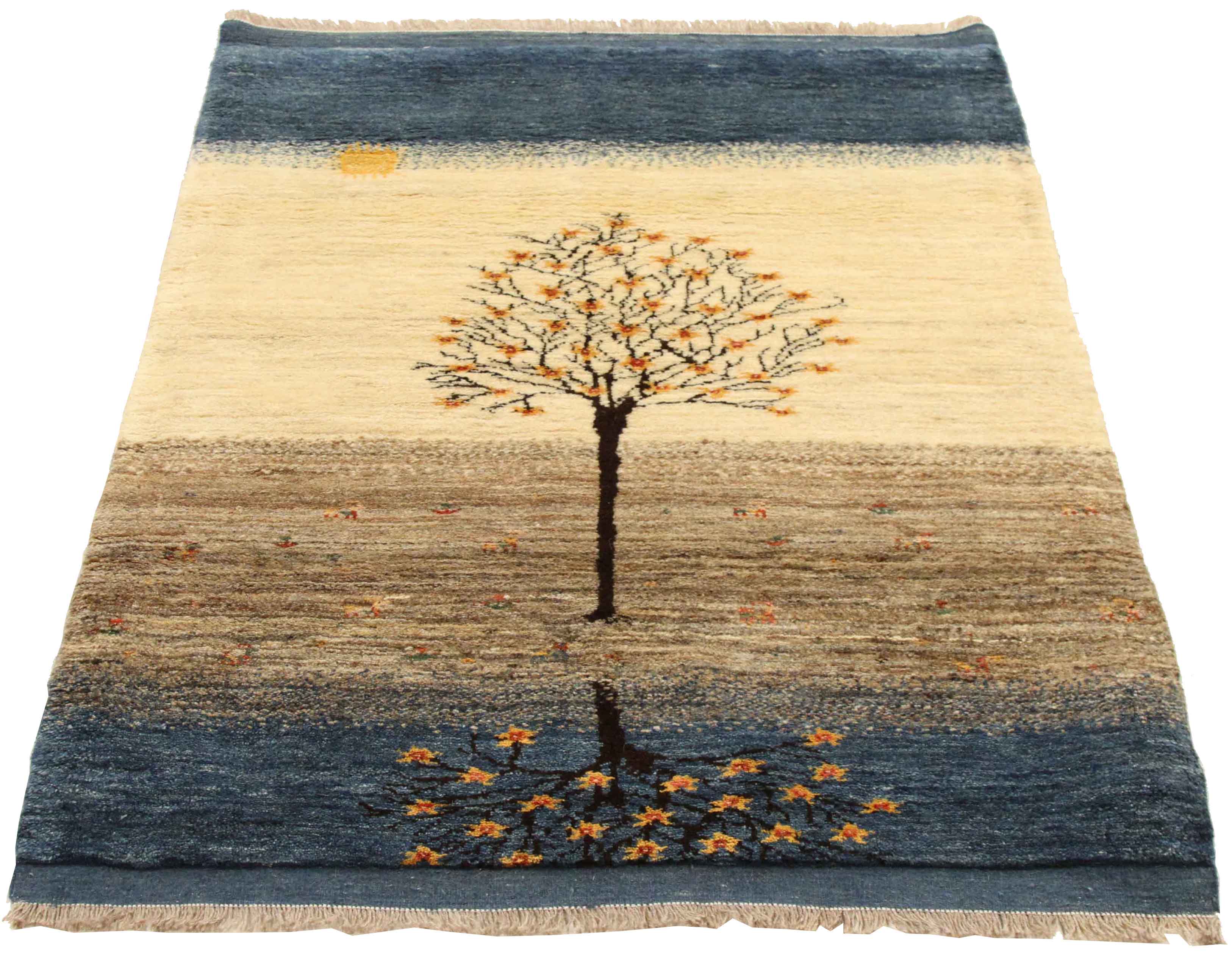 Thumbnail 13 for Persian Gabbeh Transitional Rug 67161