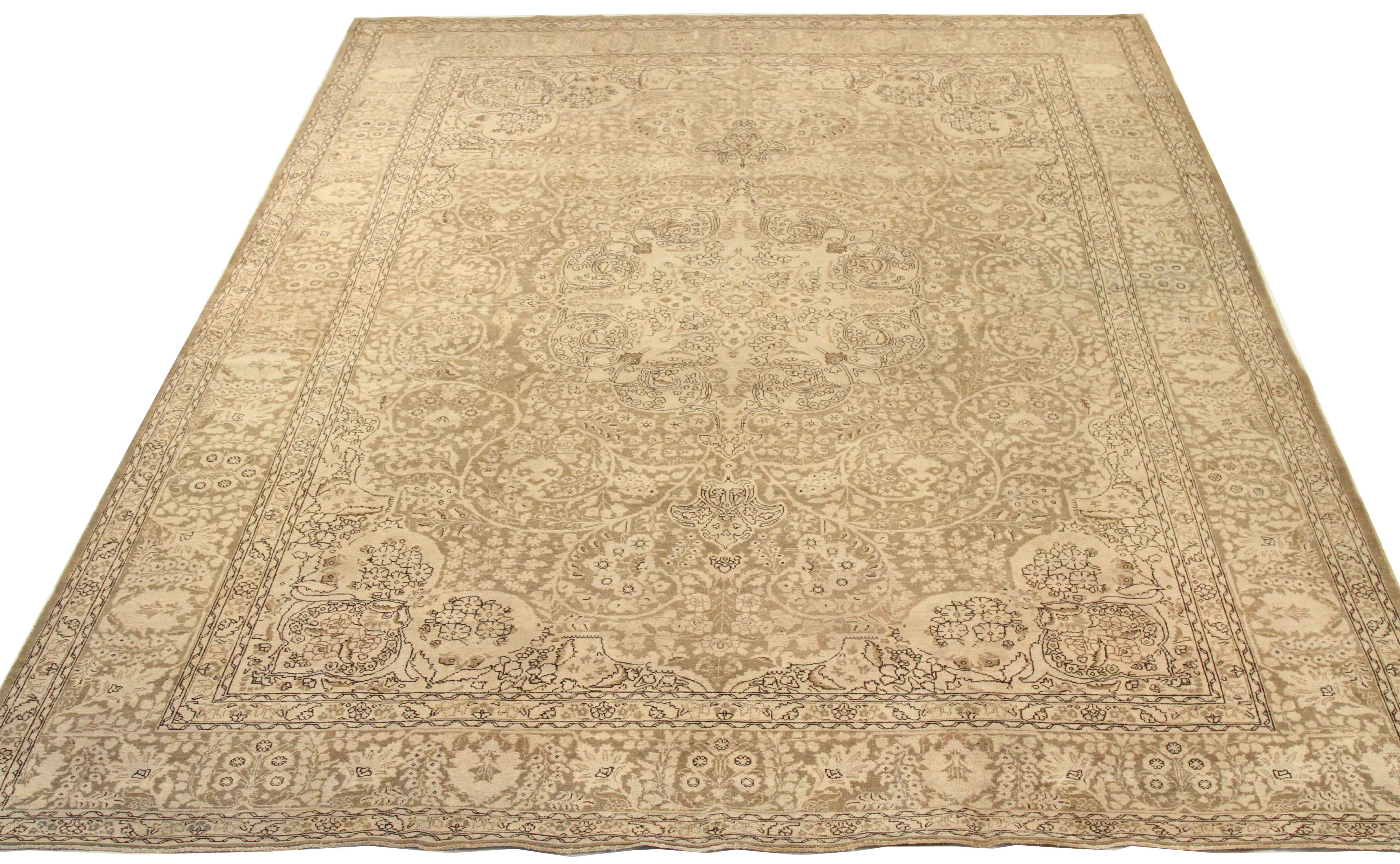 Thumbnail 9 for Antique Persian Tabriz Transitional Rug 67150