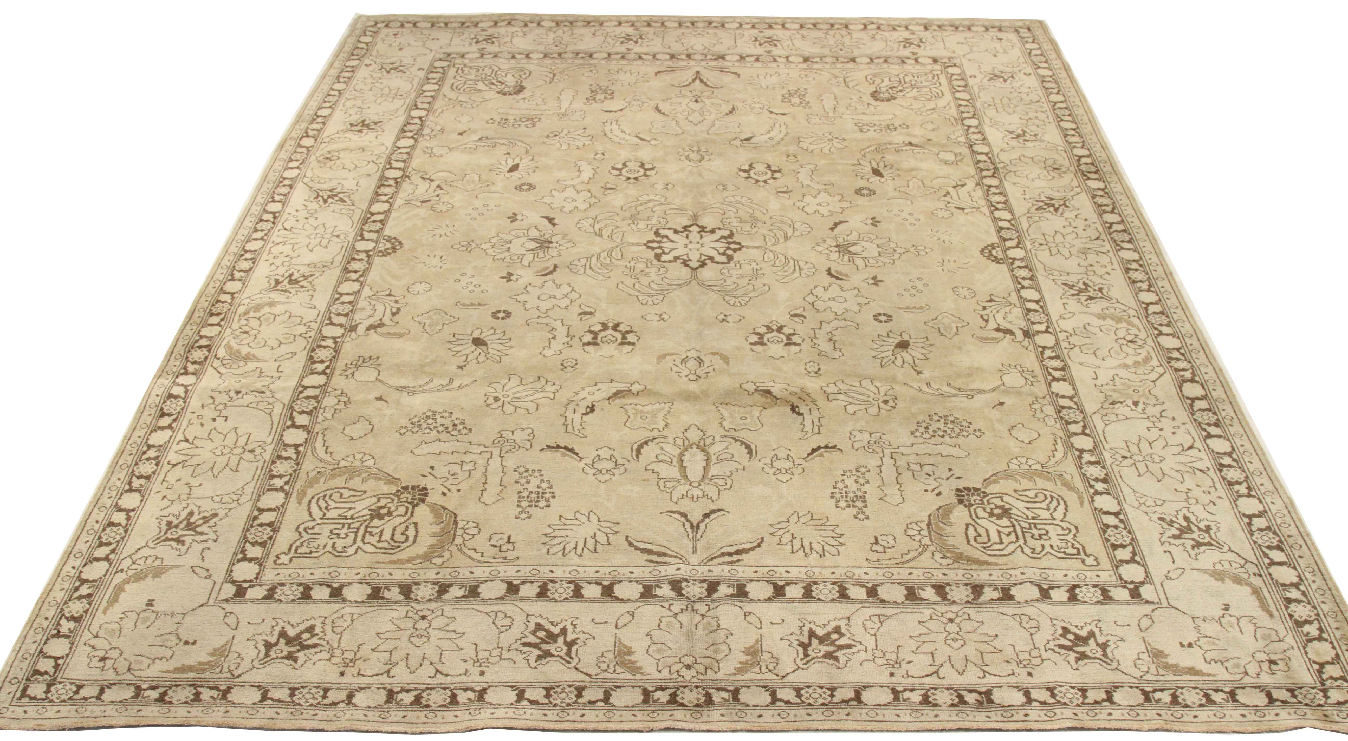 Thumbnail 12 for Antique Persian Tabriz Transitional Rug 67144