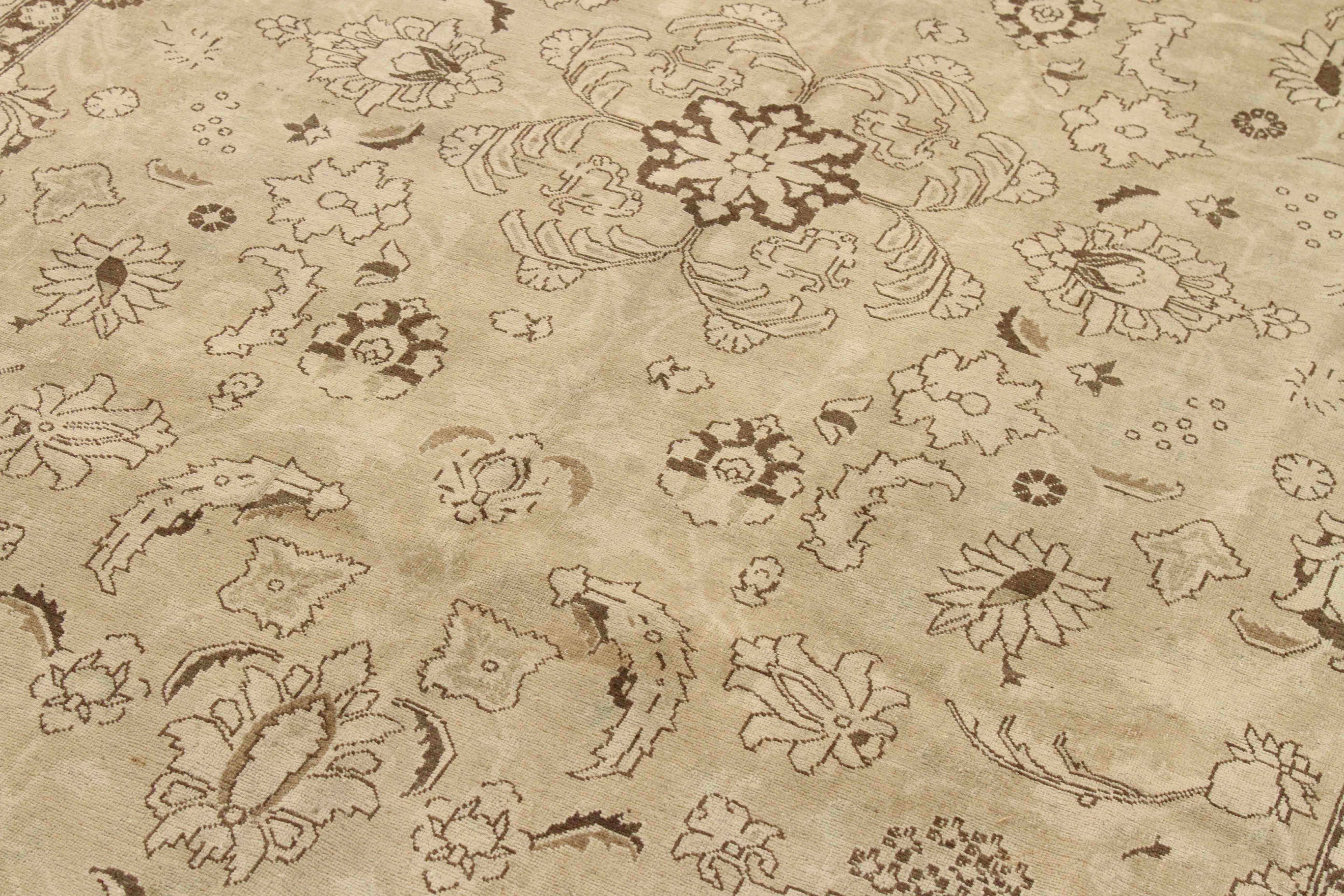 Thumbnail 2 for Antique Persian Tabriz Transitional Rug 67144