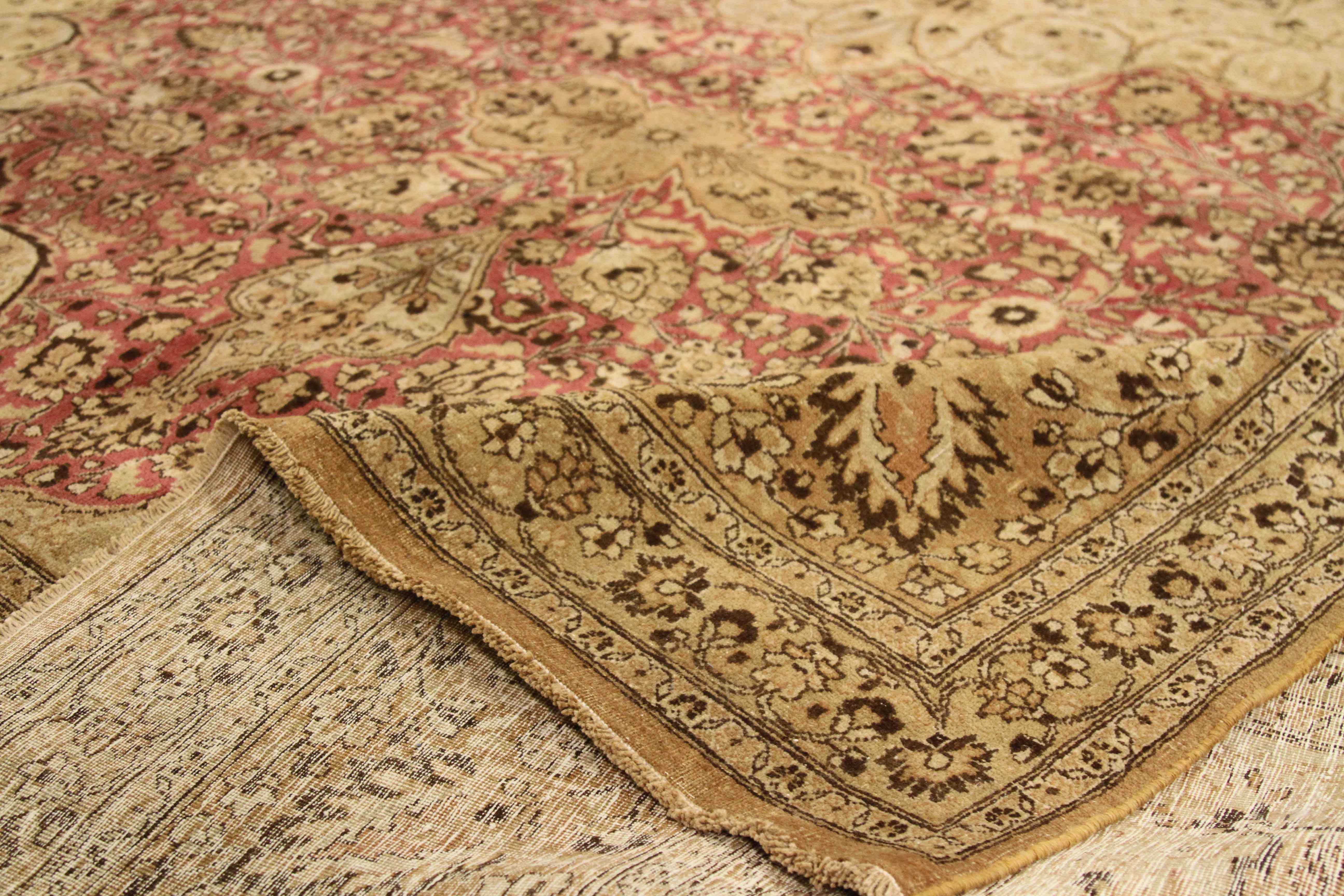 Thumbnail 9 for Antique Persian Mashad Traditional Rug 67145