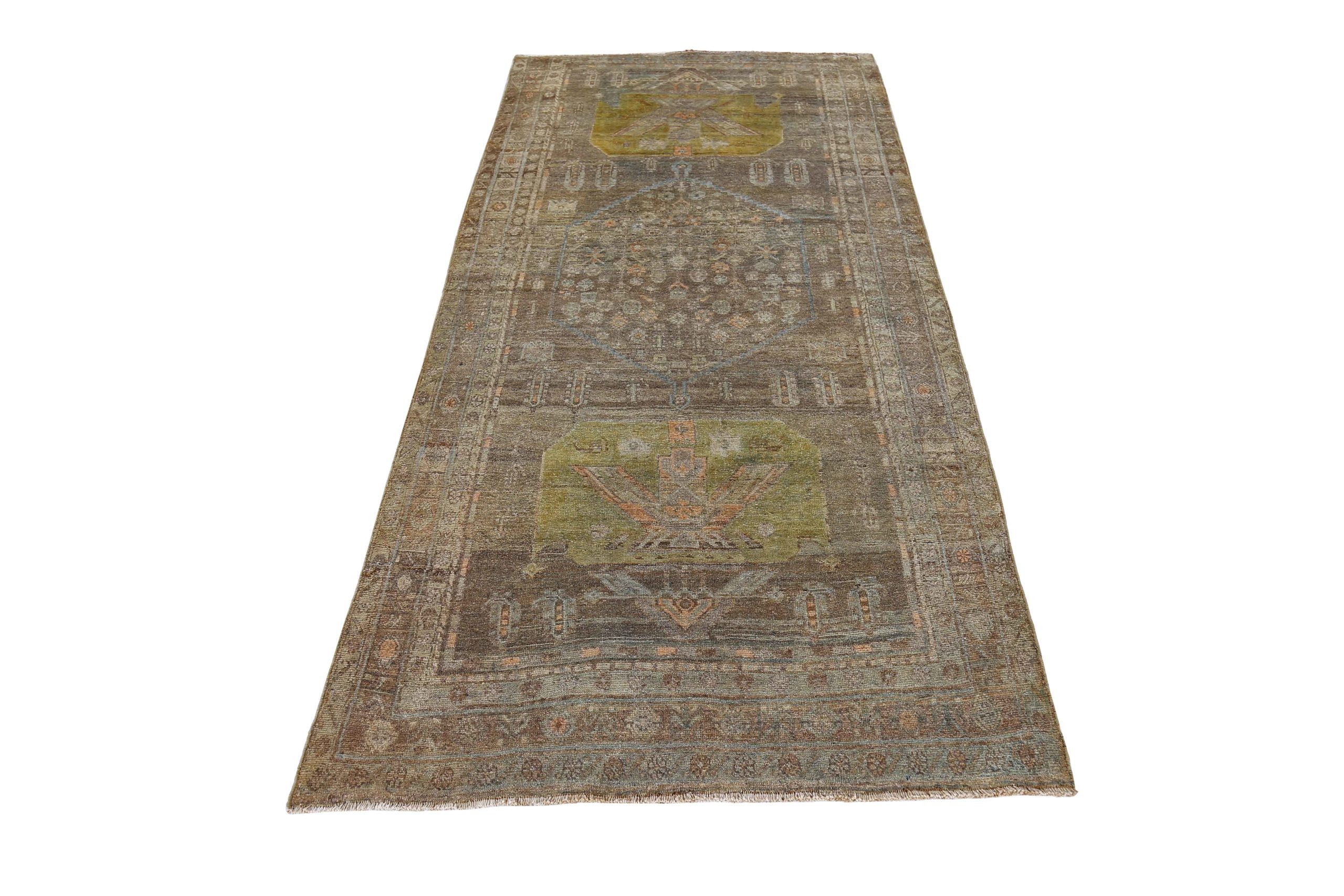 Thumbnail 8 for Antique Persian Bijar Transitional Rug 91524