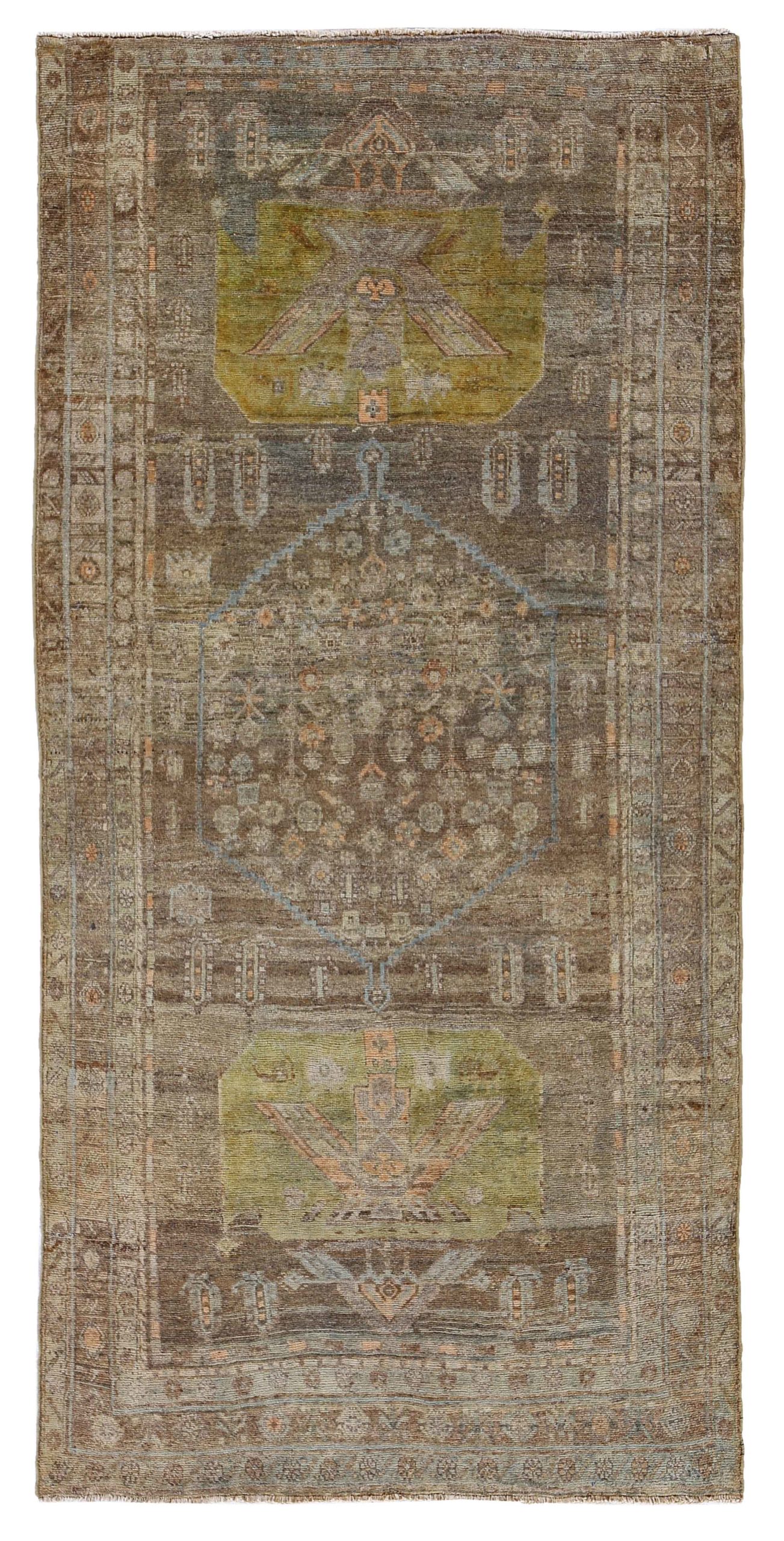 Thumbnail 6 for Antique Persian Bijar Transitional Rug 91524