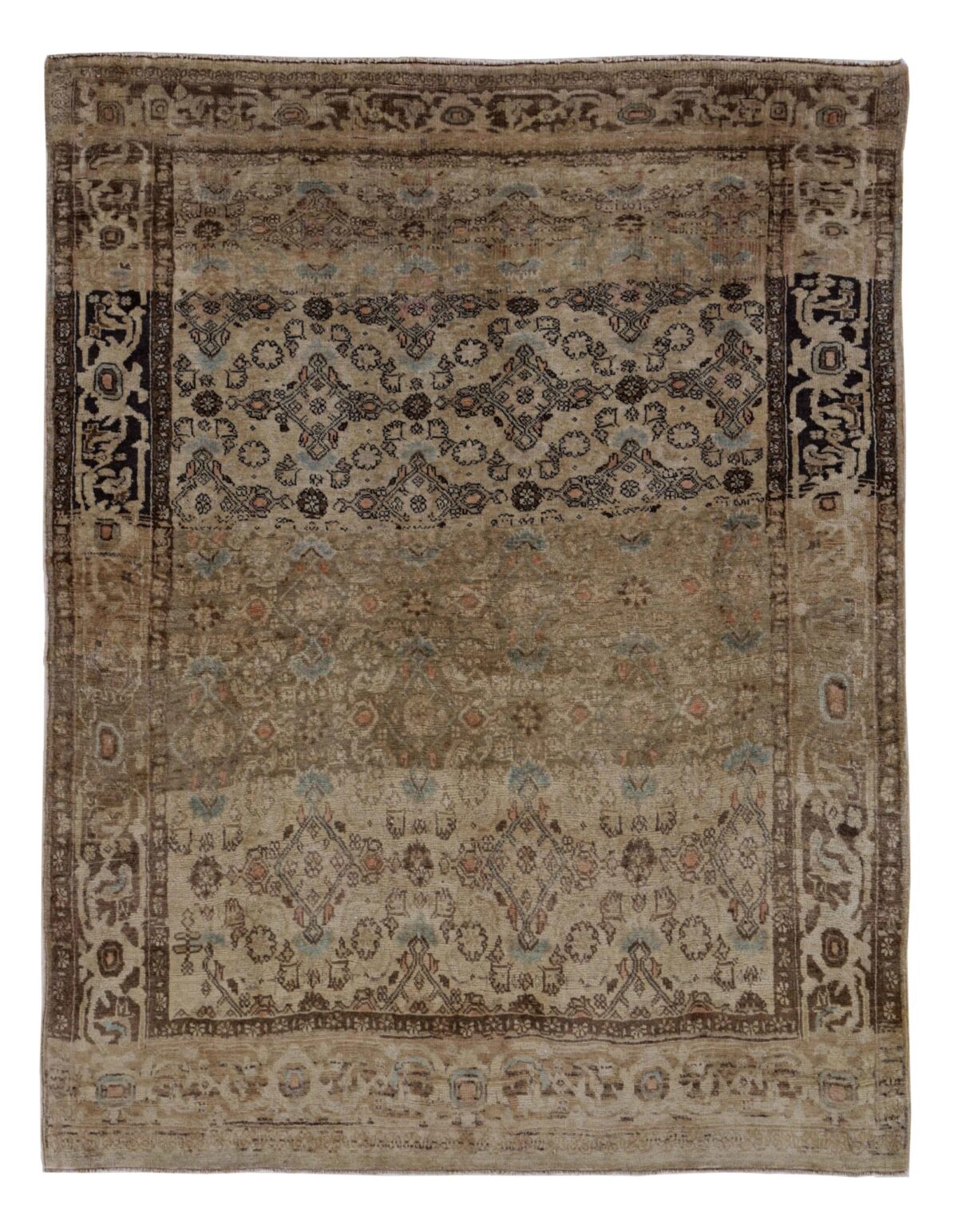 Thumbnail 13 for Antique Persian Bijar Transitional Rug 91523
