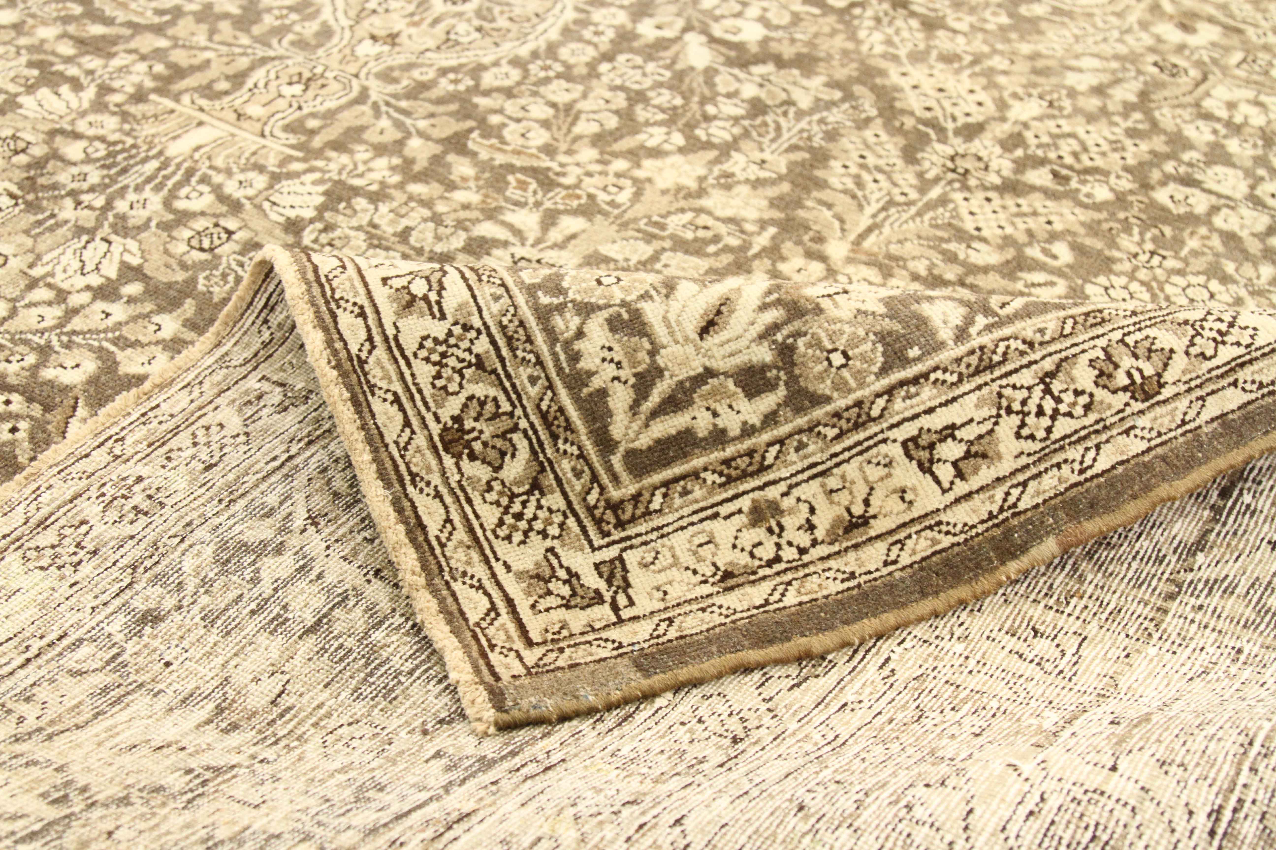 Thumbnail 14 for Antique Persian Tabriz Transitional Rug 67172