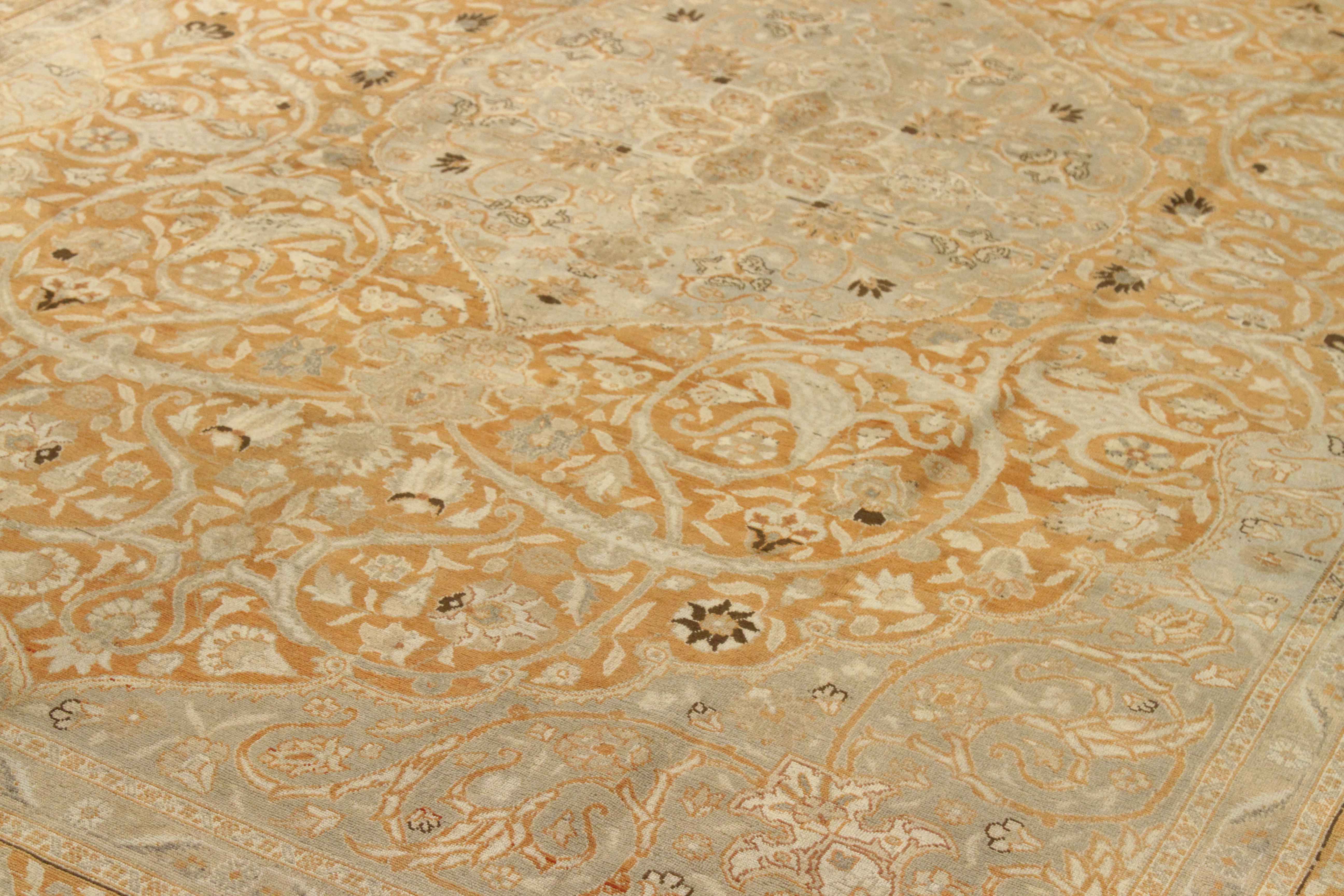 Thumbnail 8 for Antique Persian Tabriz Transitional Rug 67173