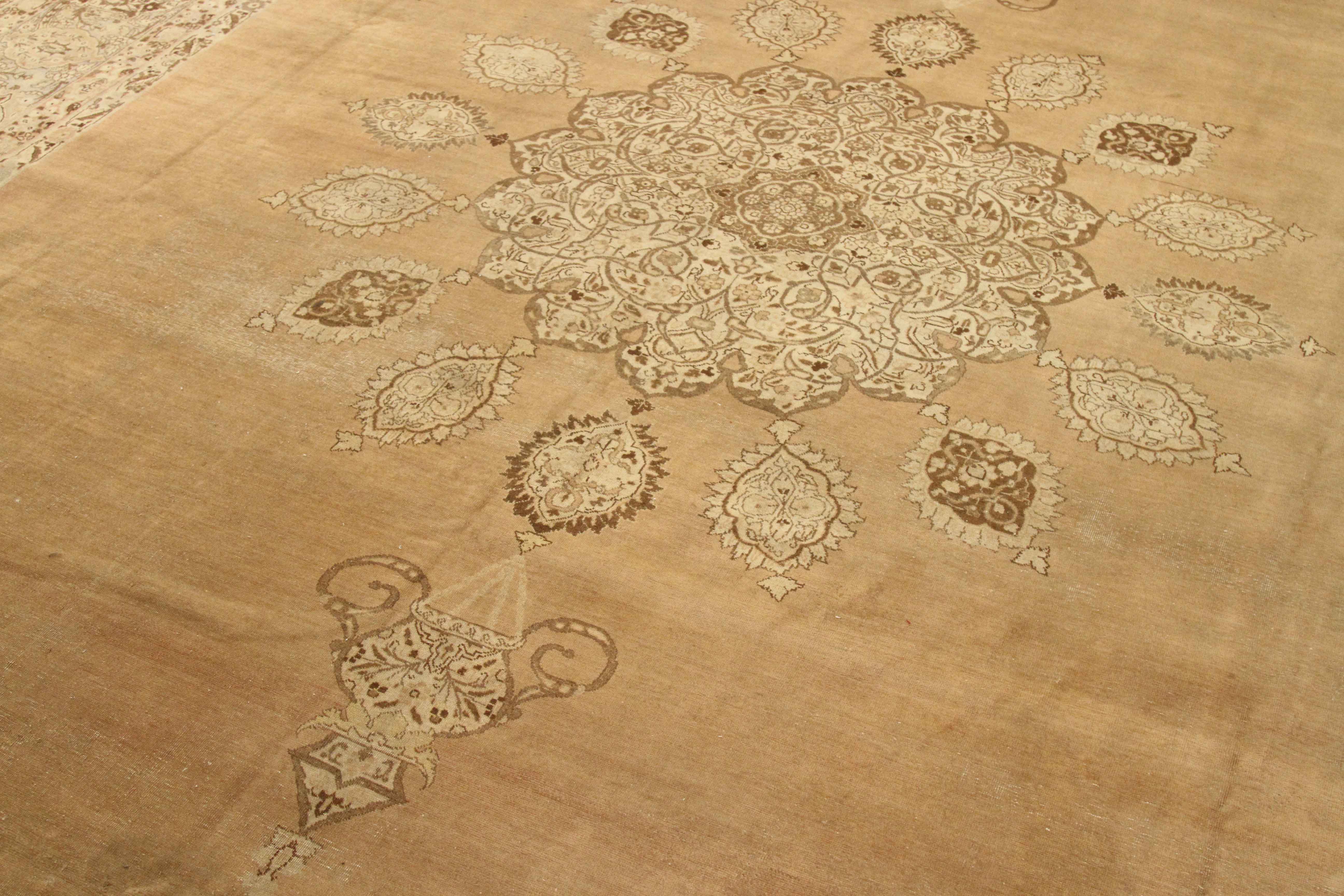 Thumbnail 2 for Antique Persian Tabriz Transitional Rug 67178