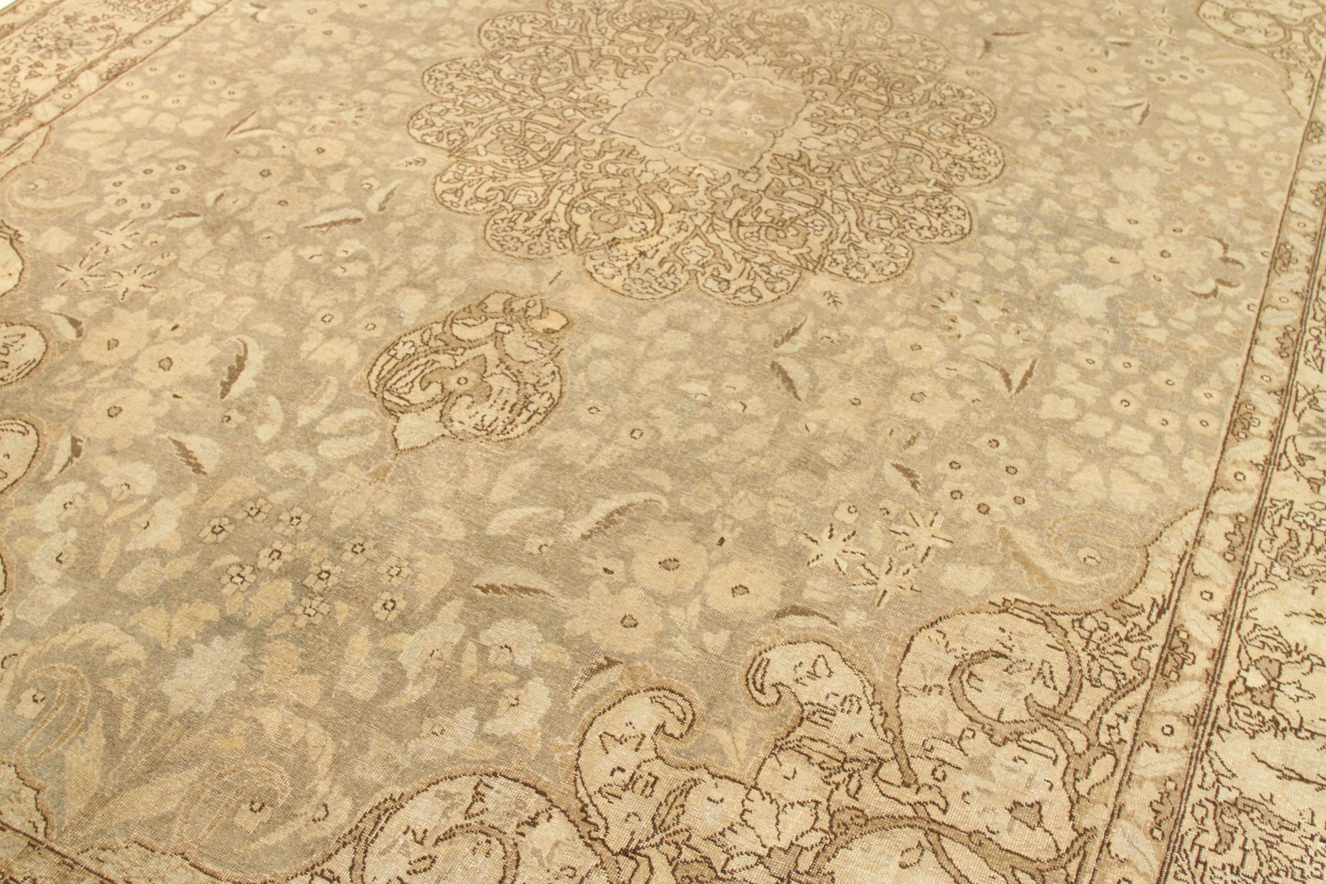 Thumbnail 6 for Antique Persian Tabriz Transitional Rug 67179