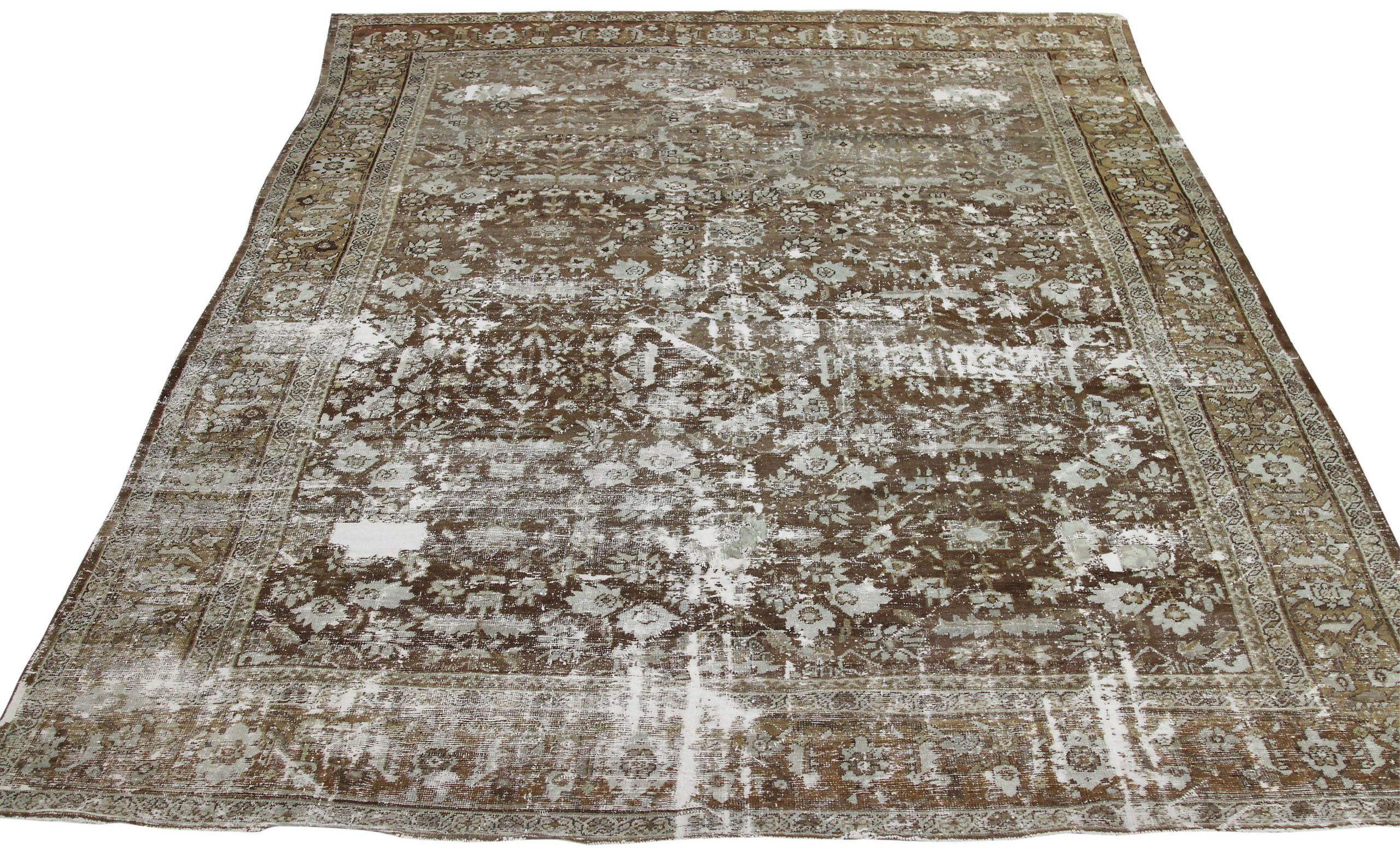 Thumbnail 5 for Antique Persian Sultanabad Transitional Rug 88920